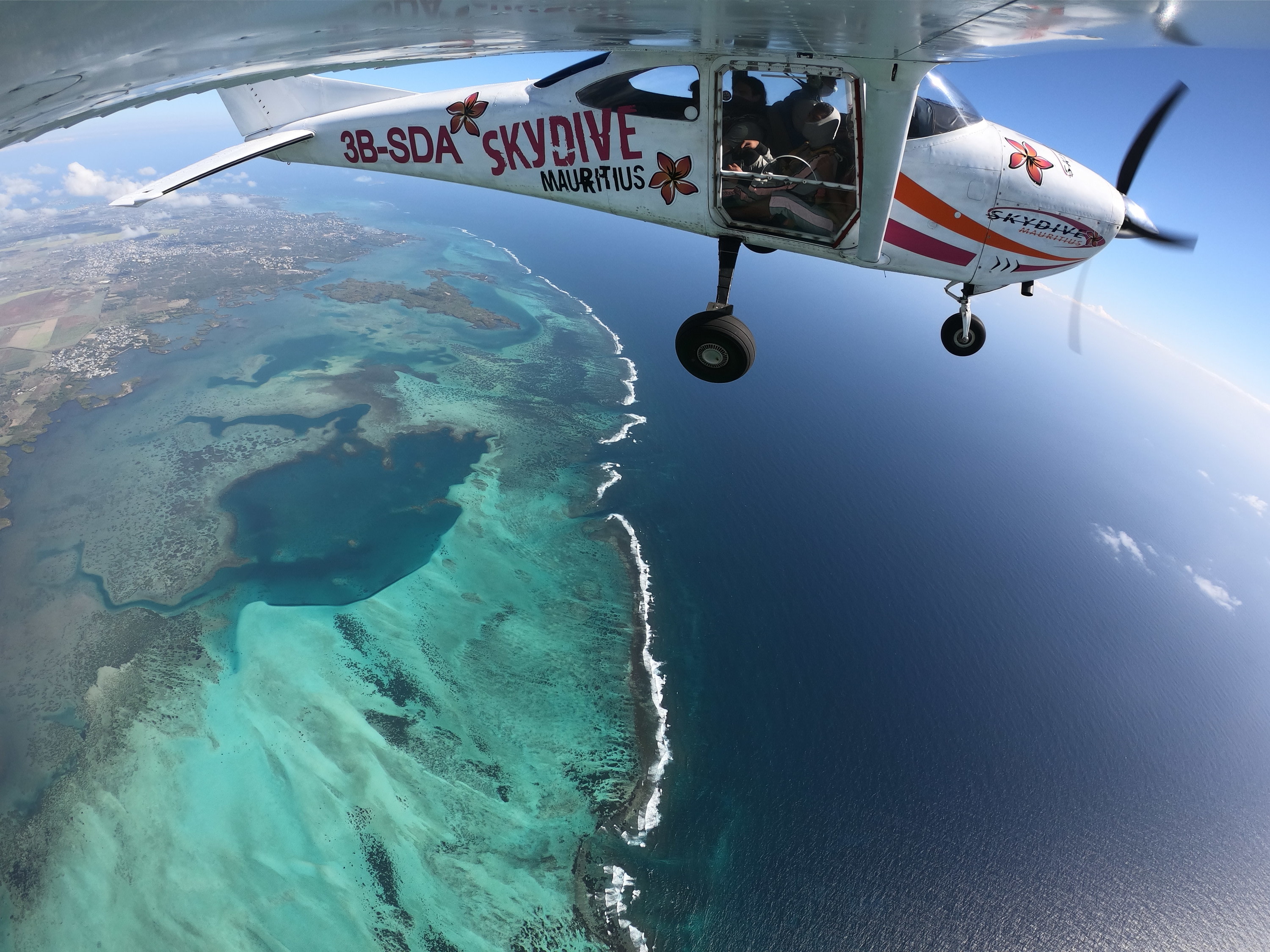 Mauritius Tandem Skydive Experience