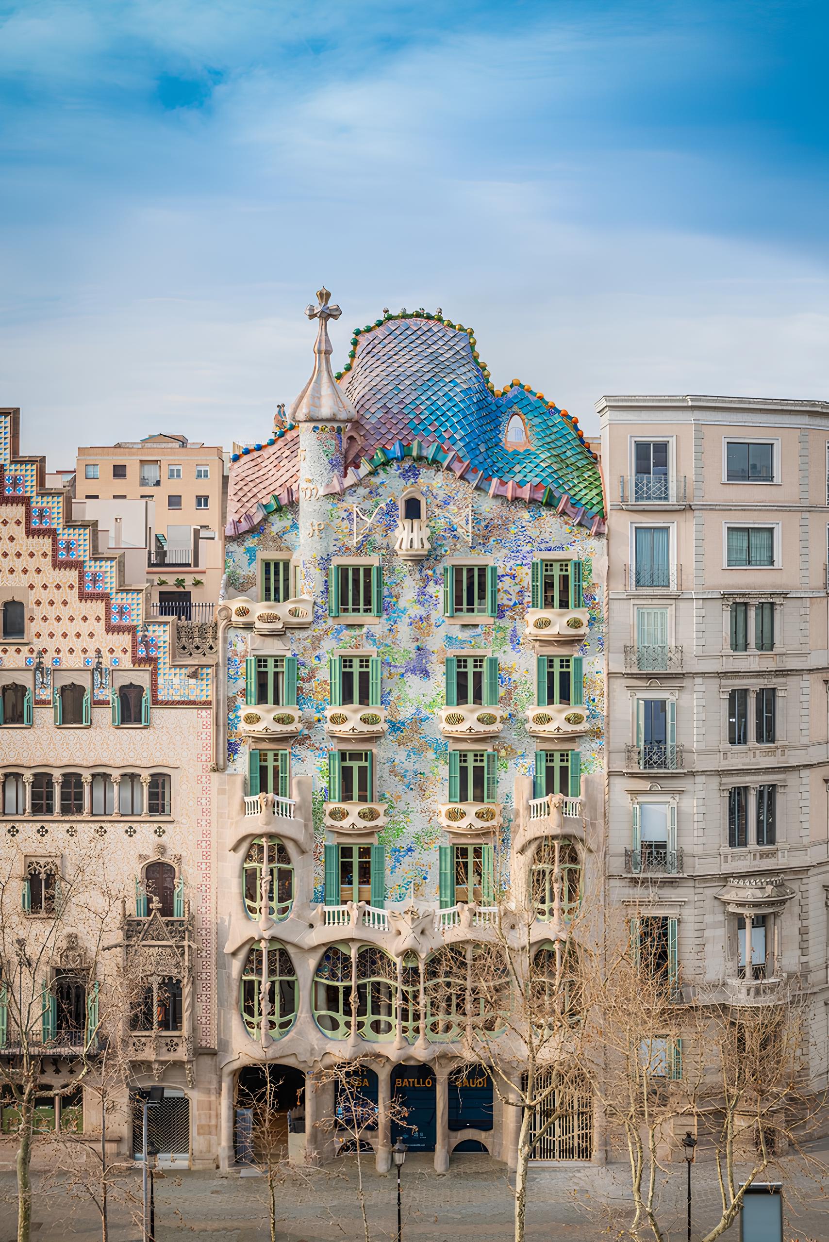 3 Houses of Gaudi: Casa Batllo, Casa Vicens & Pedrera (Casa Mila)