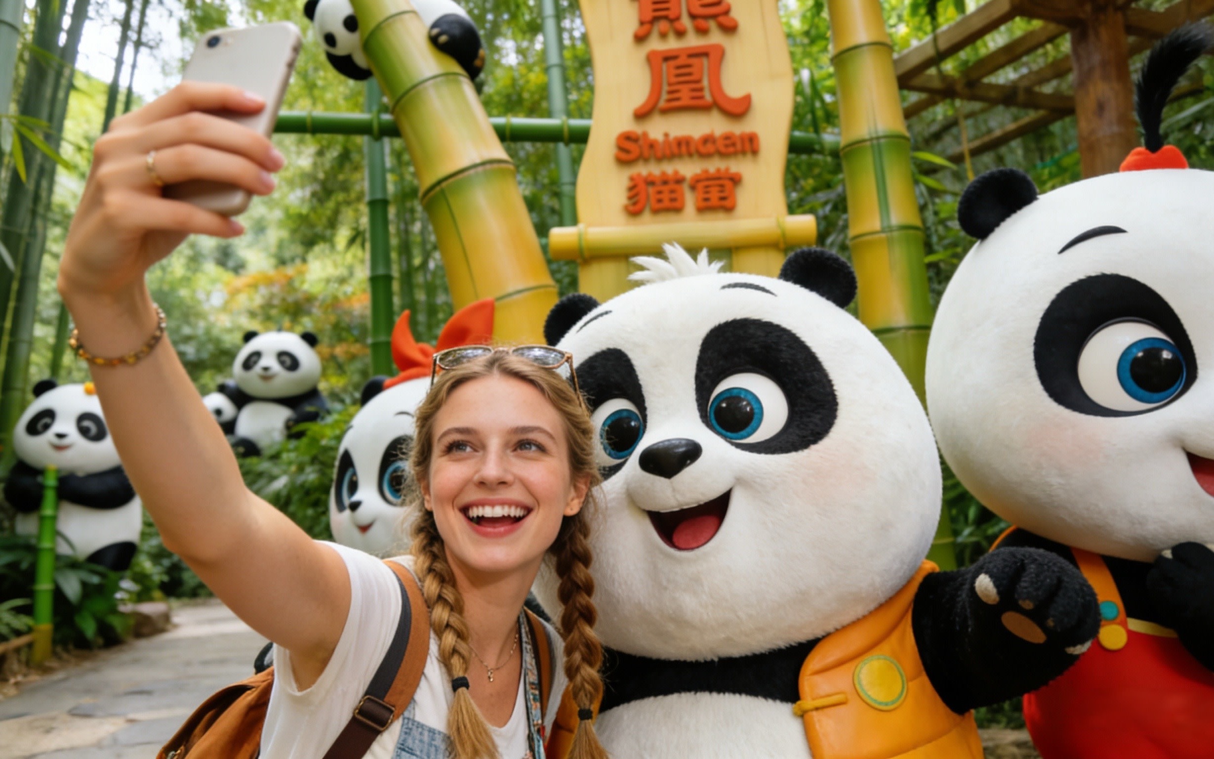 One-day tour from Zhangjiajie to Xiangxi Panda Zoo & Fenghuang Ancient City Secret Realm (Chinese and English guide + pure play)