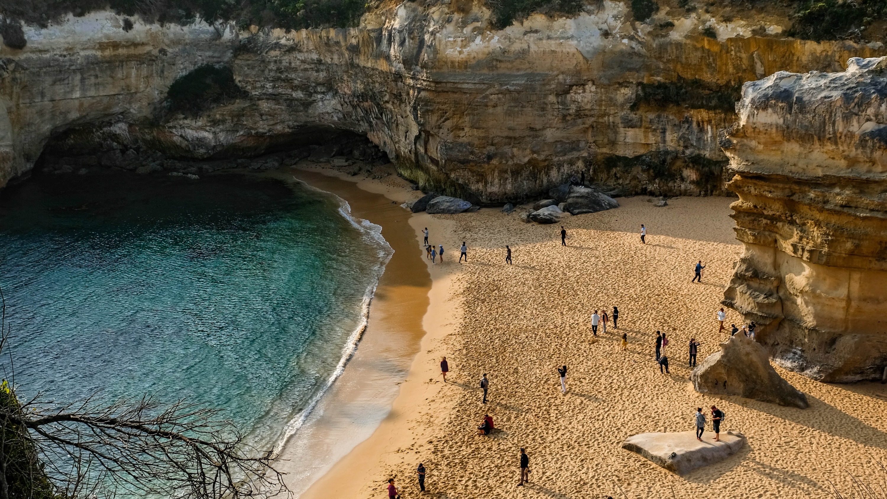 people relaxing