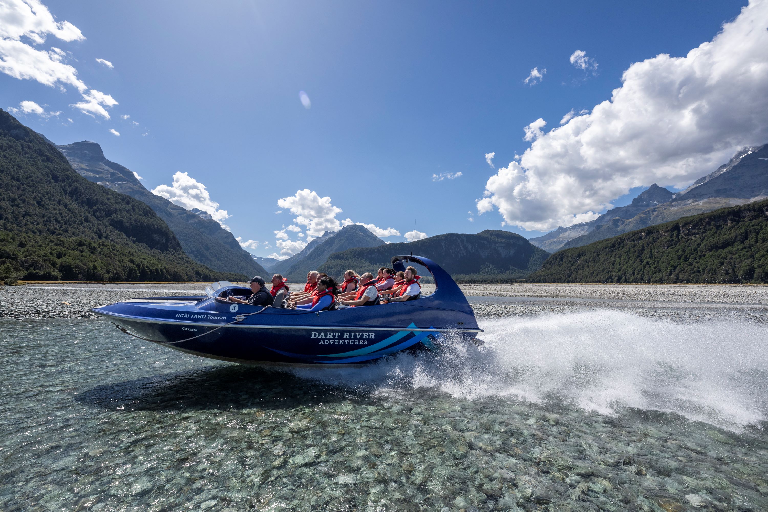 紐西蘭達特河（Dart River）噴射快艇體驗 & 荒野冒險之旅