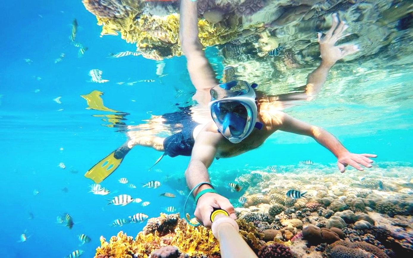 赫爾格達：私人快艇之旅3個浮潛點