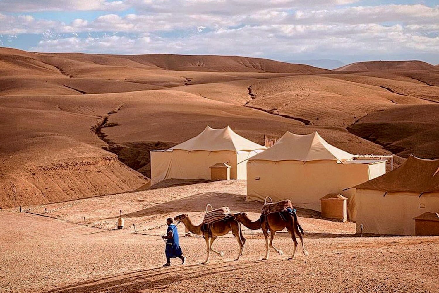 阿格菲沙漠（Agafay Desert） & 阿特拉斯山脈（Atlas mountains） & 駱駝騎行之旅（馬拉喀什出發）