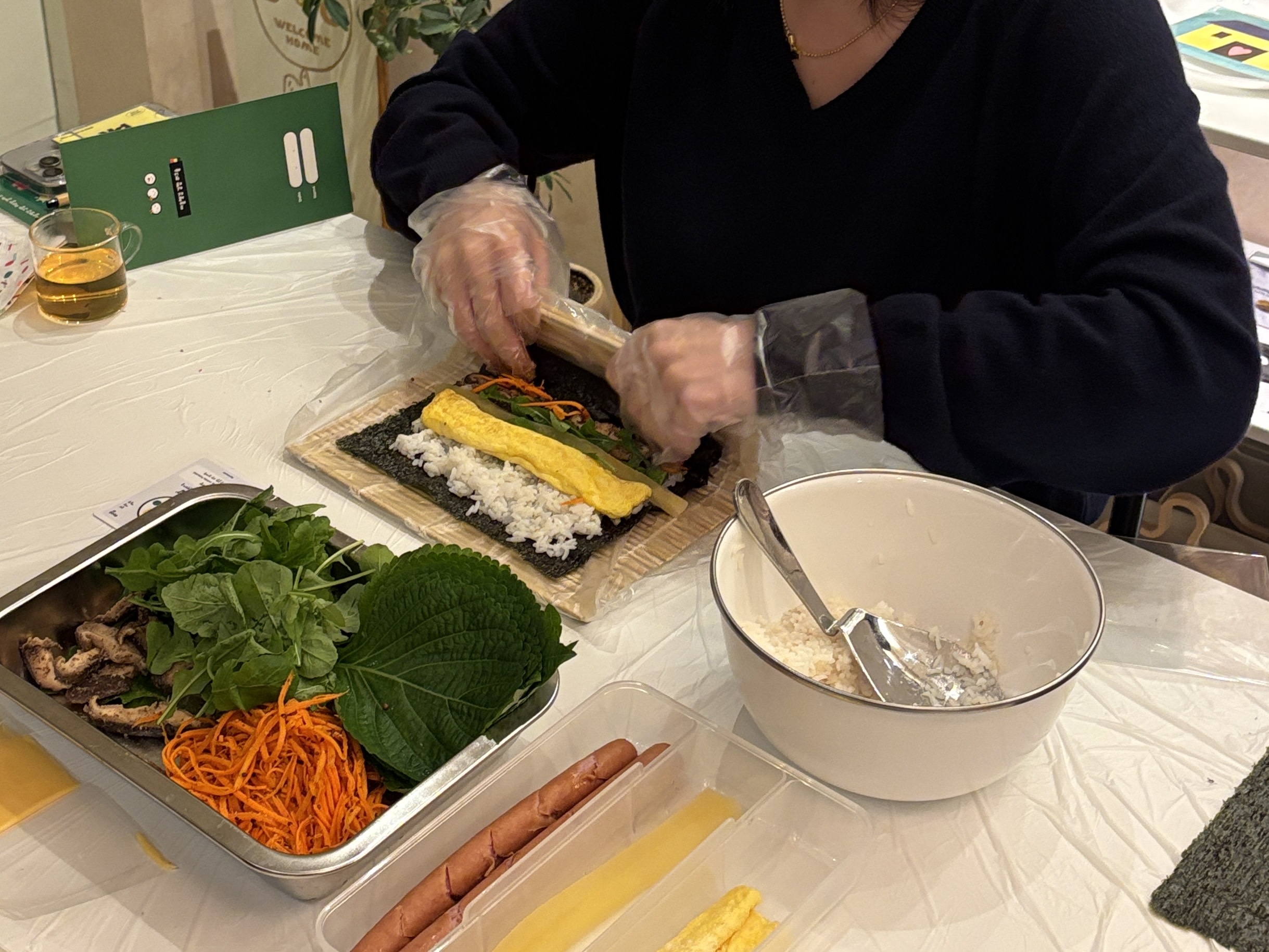 K-Kimbap Mindful Cooking Class & Ritual Experience