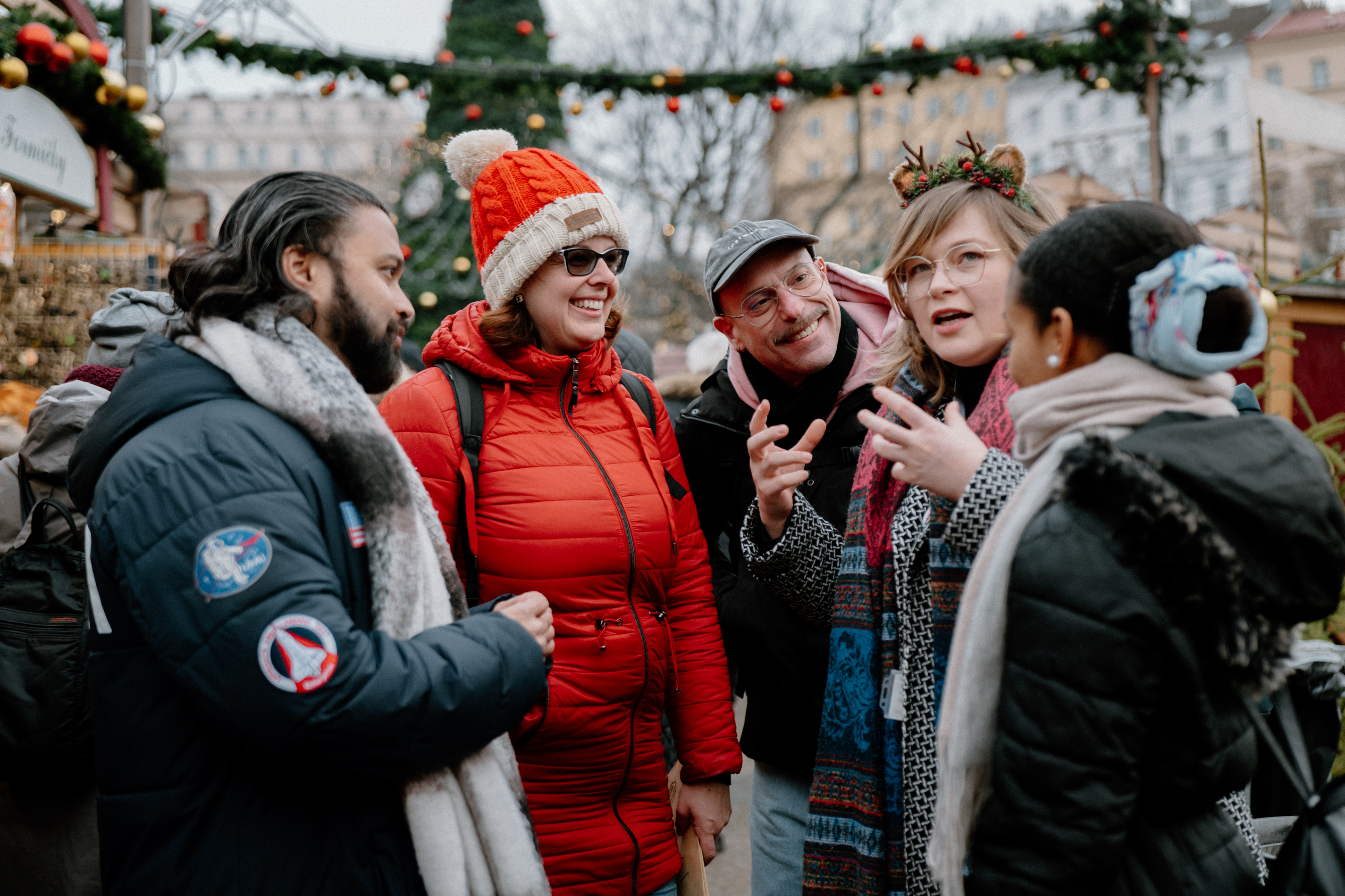 Hear festive stories and local Christmas traditions from your English-speaking guide in a small group setting.