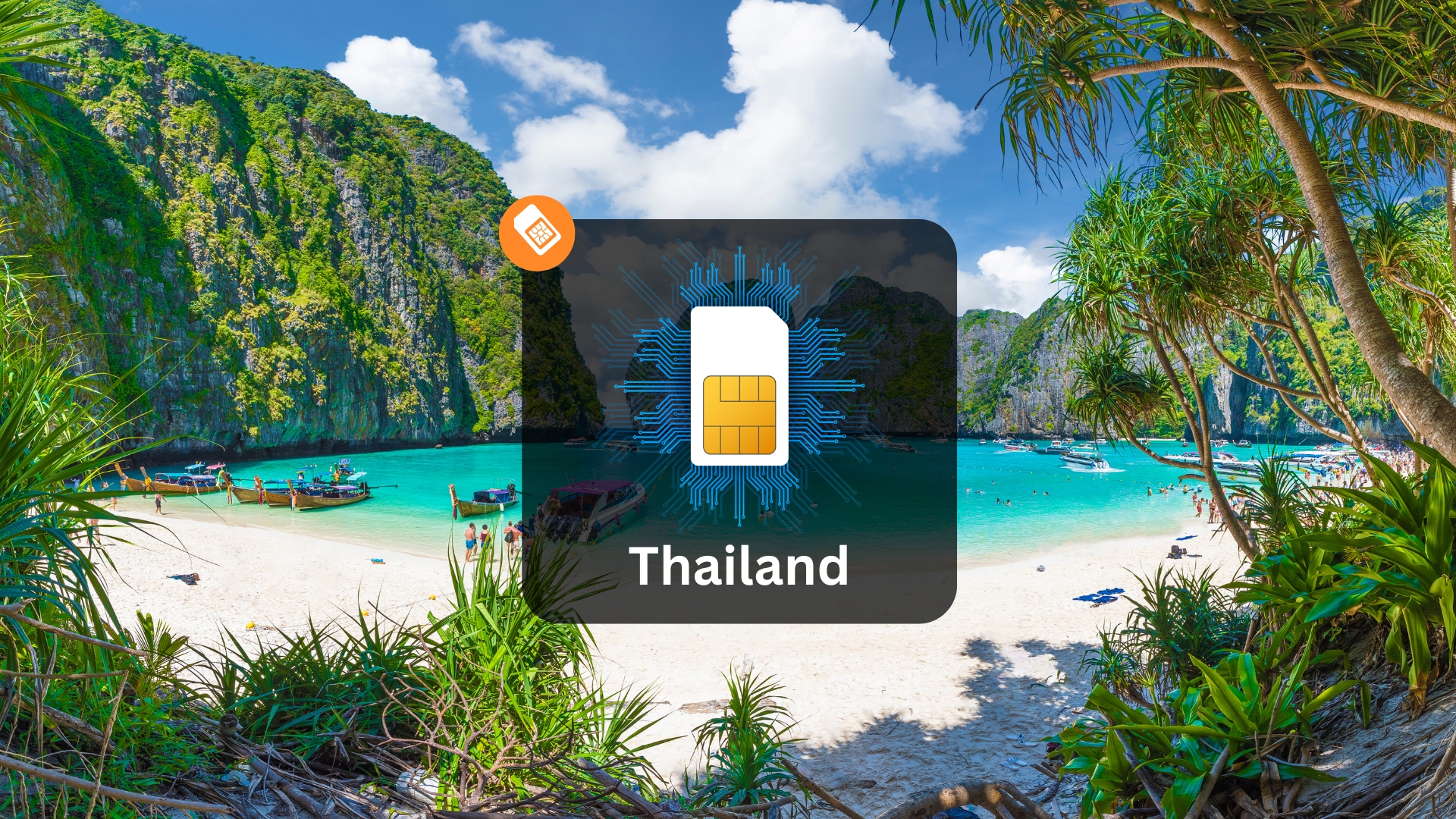 泰國Happy349 4G無限數據Sim卡（香港機場領取）