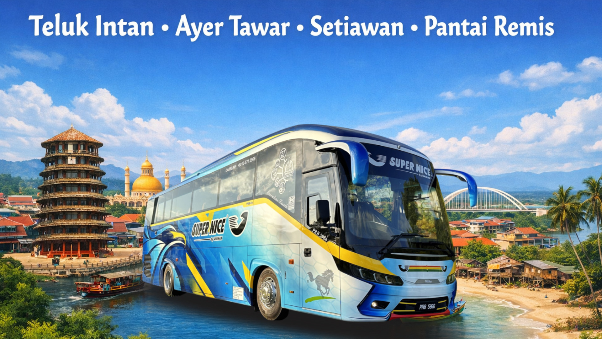 Singapore - Teluk Intan / Sitiawan / Lumut Bus by Super Nice Express