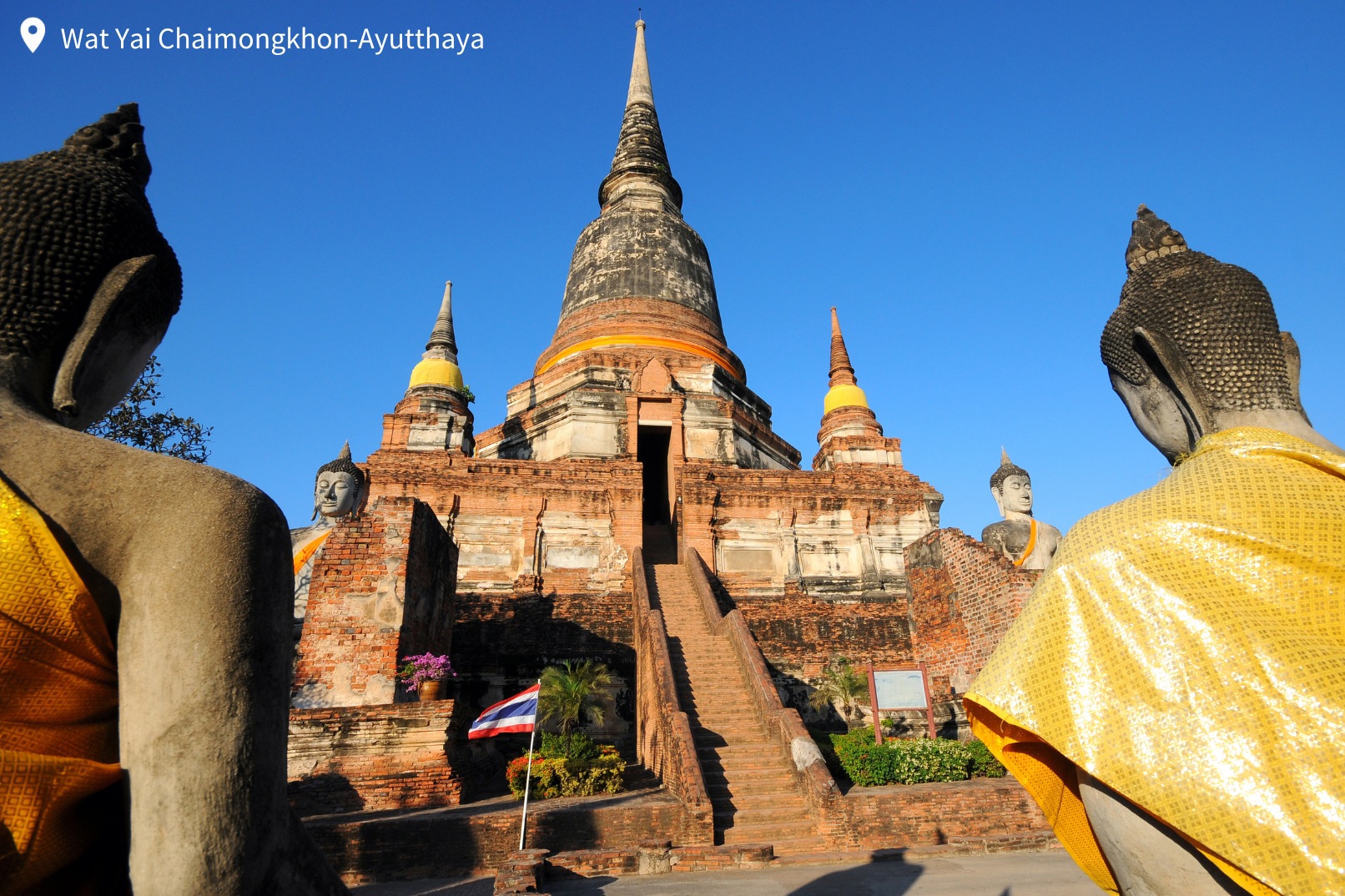 The Ancient Old Temples Of Ayutthaya And Sriayuthaya Lion Park