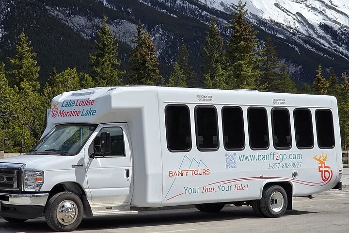 Shuttle Service between Canmore, Banff, Moraine Lake, Lake Louise
