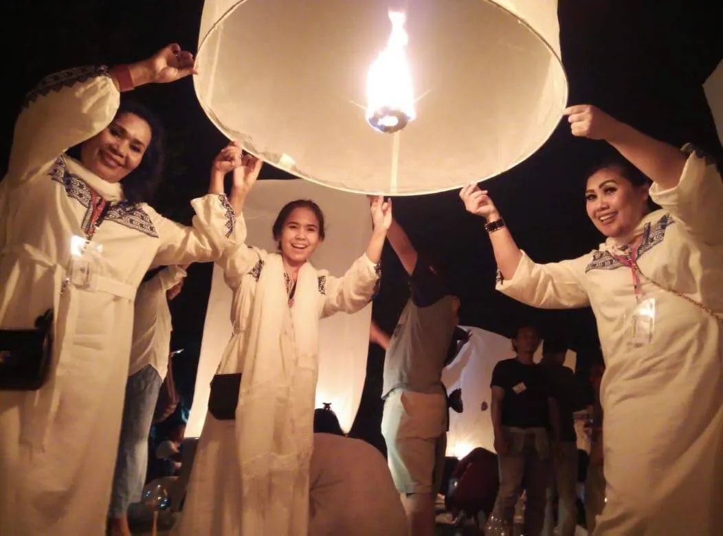 2024年婆羅浮屠寺衛塞節天燈