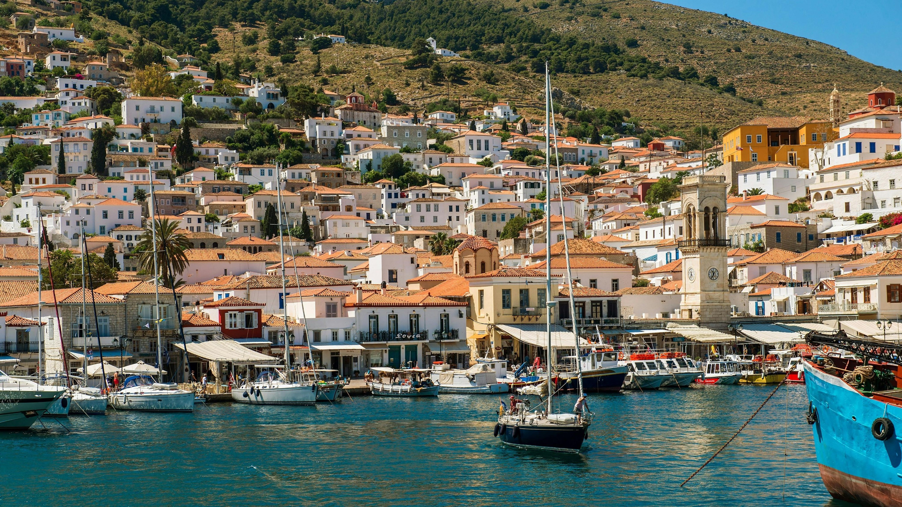 Hydra, Poros and Aegina one-day cruise tour with lunch from Athens