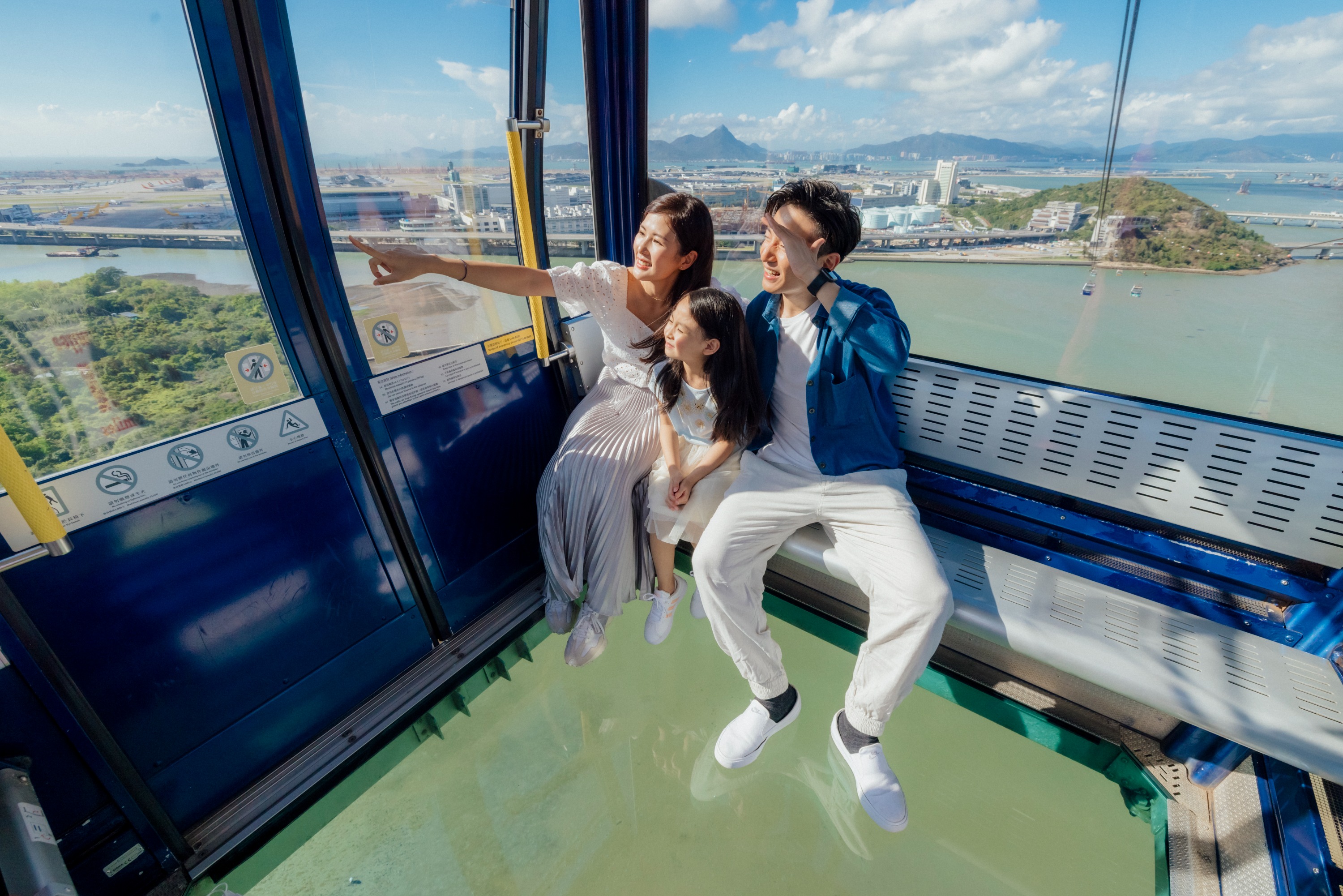 See Hong Kong from a new perspective onboard Ngong Ping 360's Glass-bottom Crystal Cabin