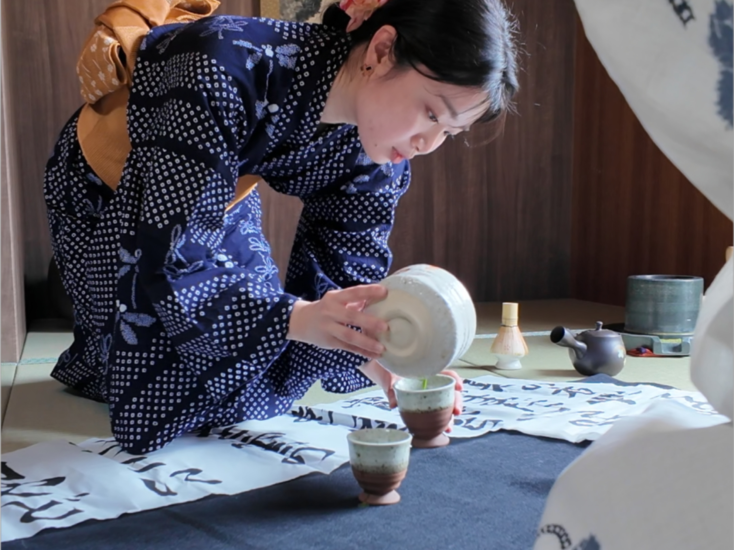 Kyoto: Private Tea Ceremony, Calligraphy, & Kimono Experience