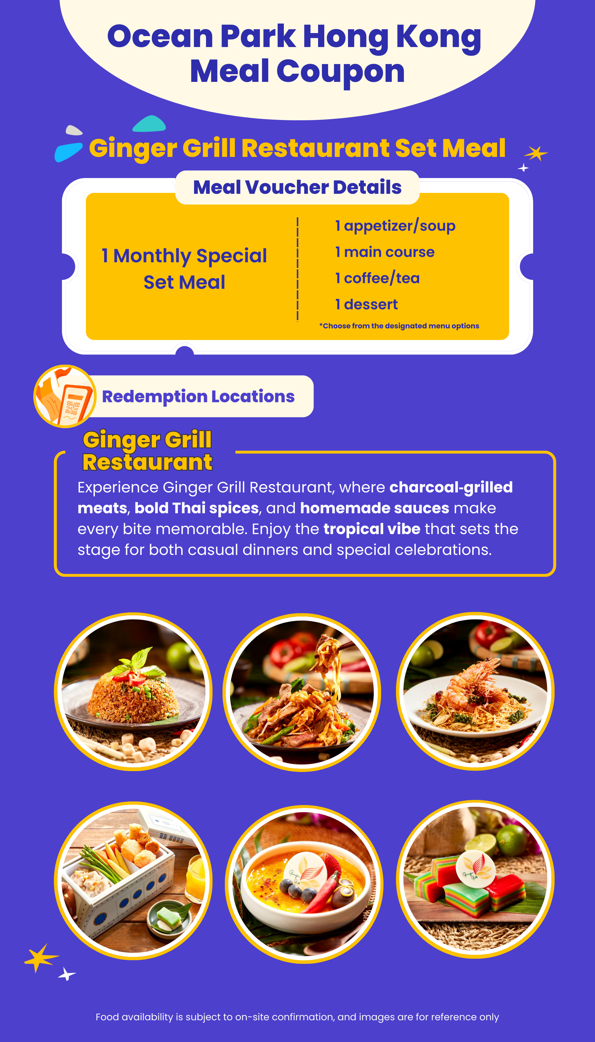 Ginger Grill Restaurant Set Meal