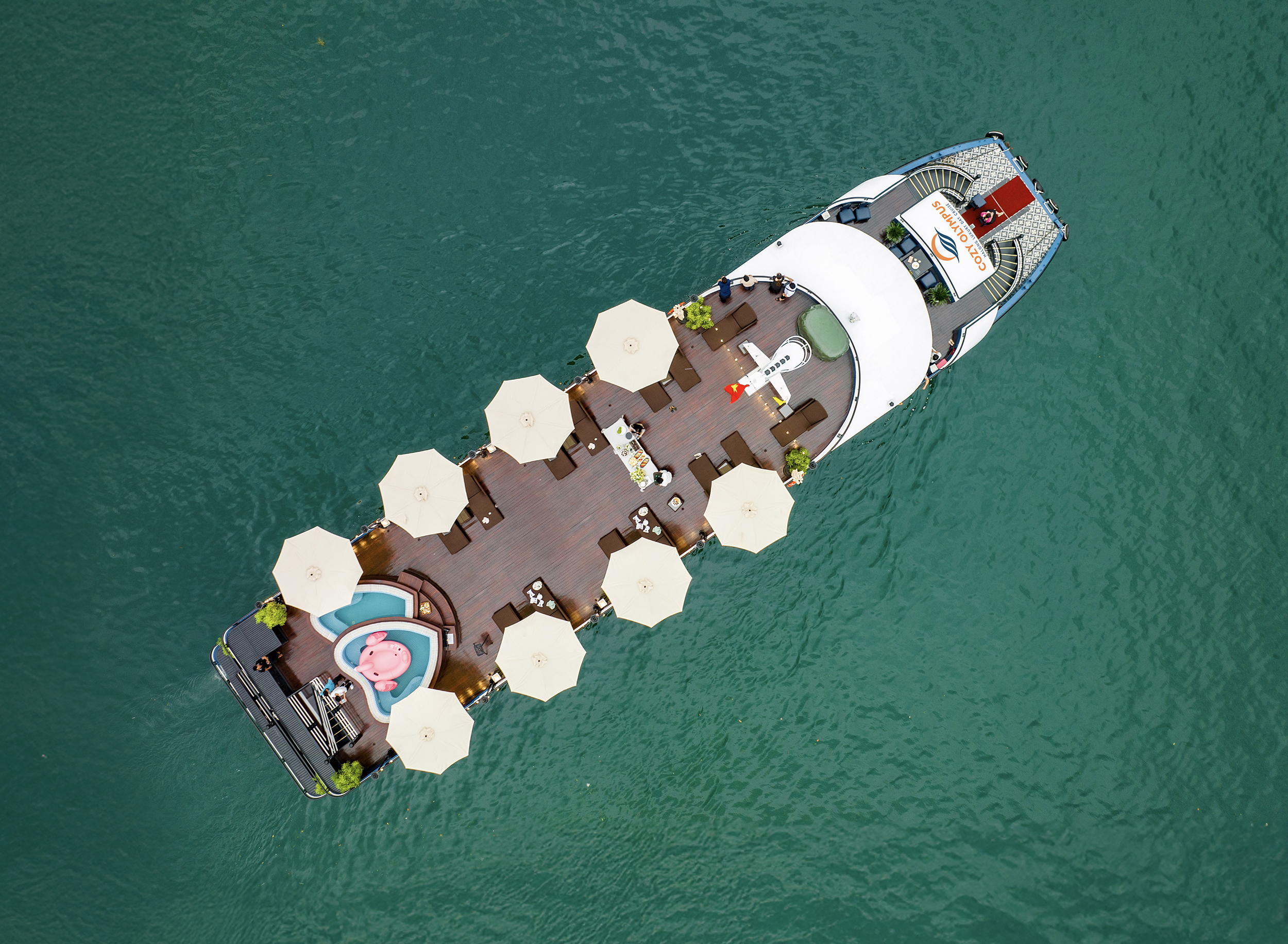 每個細節都閃耀動人，即使從高空俯瞰也一樣