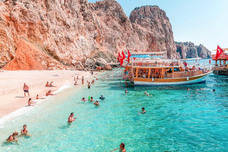 Antalya: Suluada Island Boat Trip with Lunch & Hotel Pickup Option