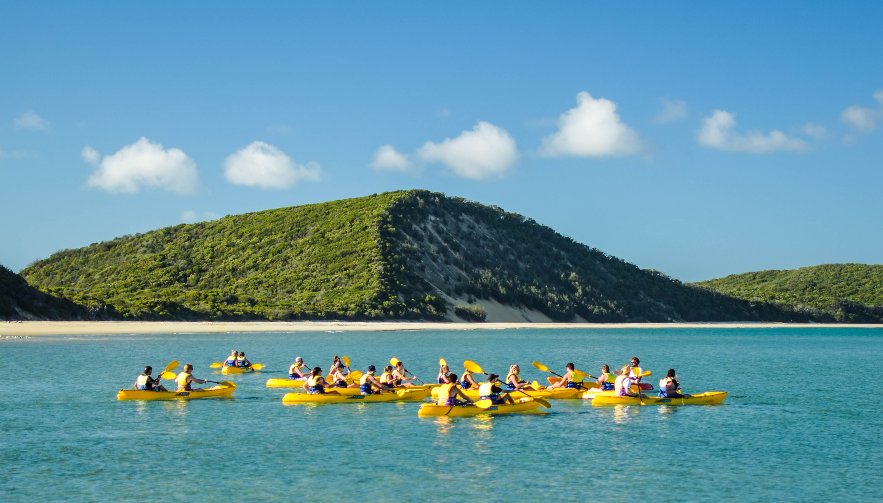 Noosa Dolphin Kayak Tour & Beach 4X4 Adventure