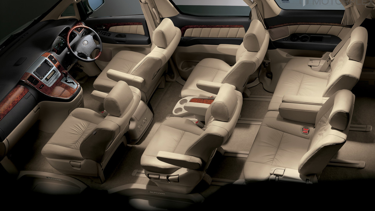 Toyota Alphard 內部參考圖片。 Toyota Alphard 內部參考圖片。