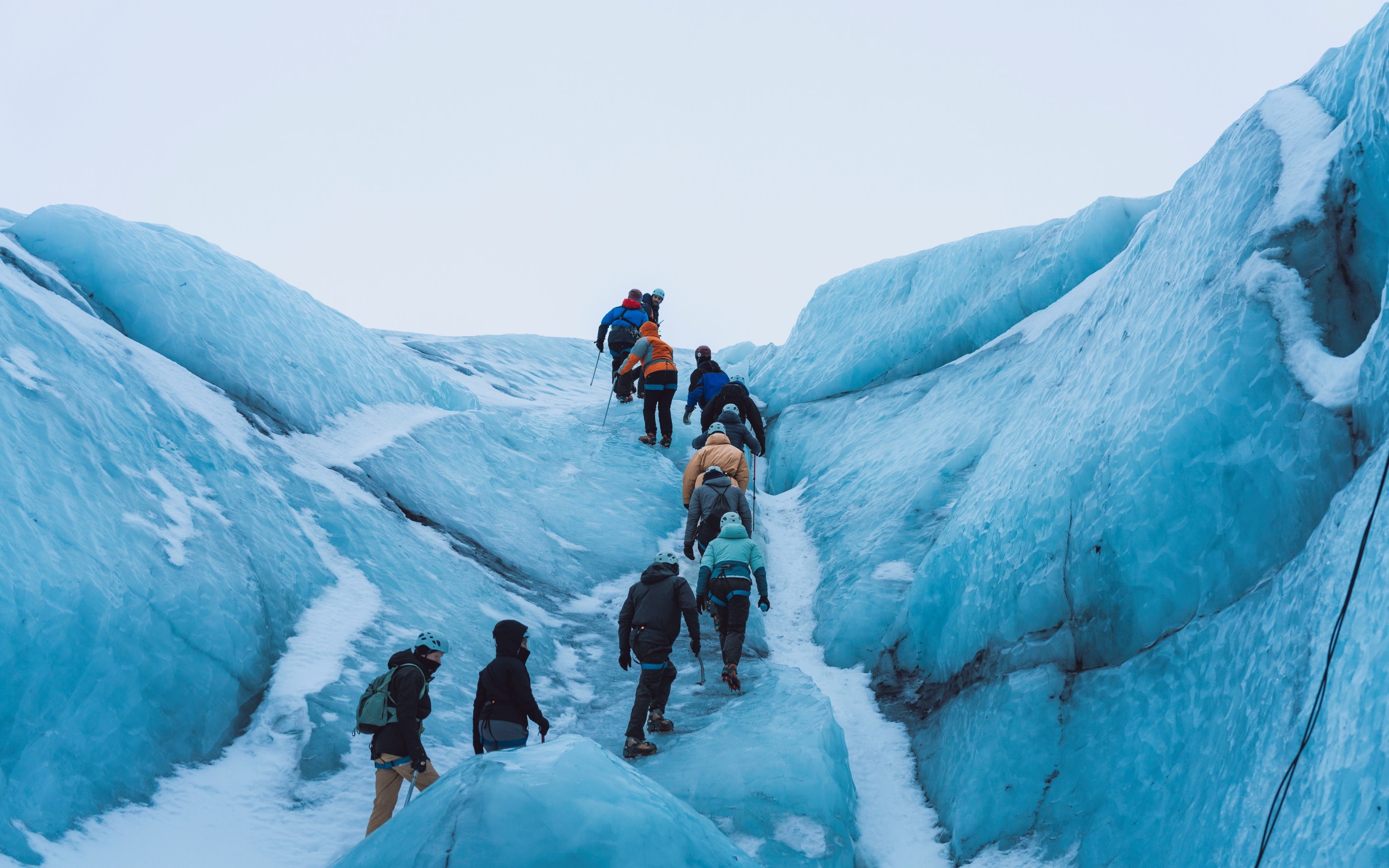 South Coast, Glacier Hike, and Northern Lights Combo from Reykjavik