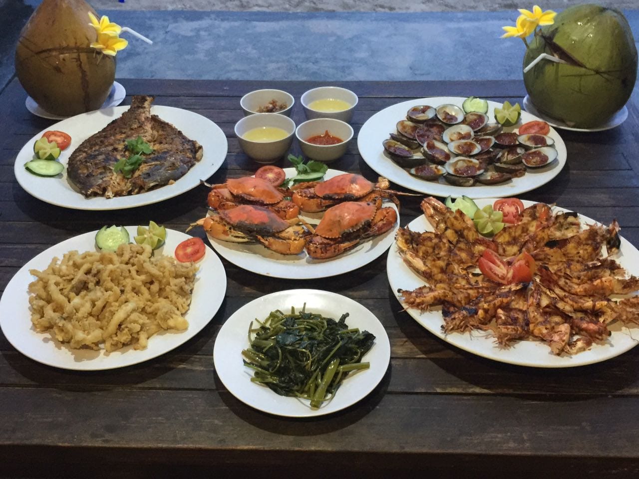 Seafood Dinner in Jimbaran Bali