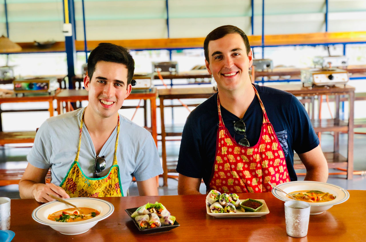 タイ料理教室体験（チェンマイ / Baan Farm Thai Cooking School提供）