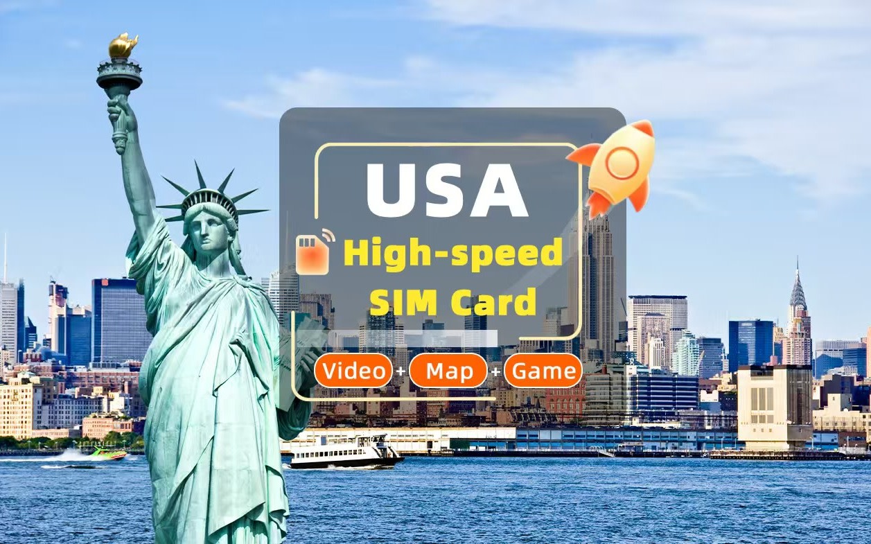 USA Data SIM card (Hong Kong Airport Pickup)