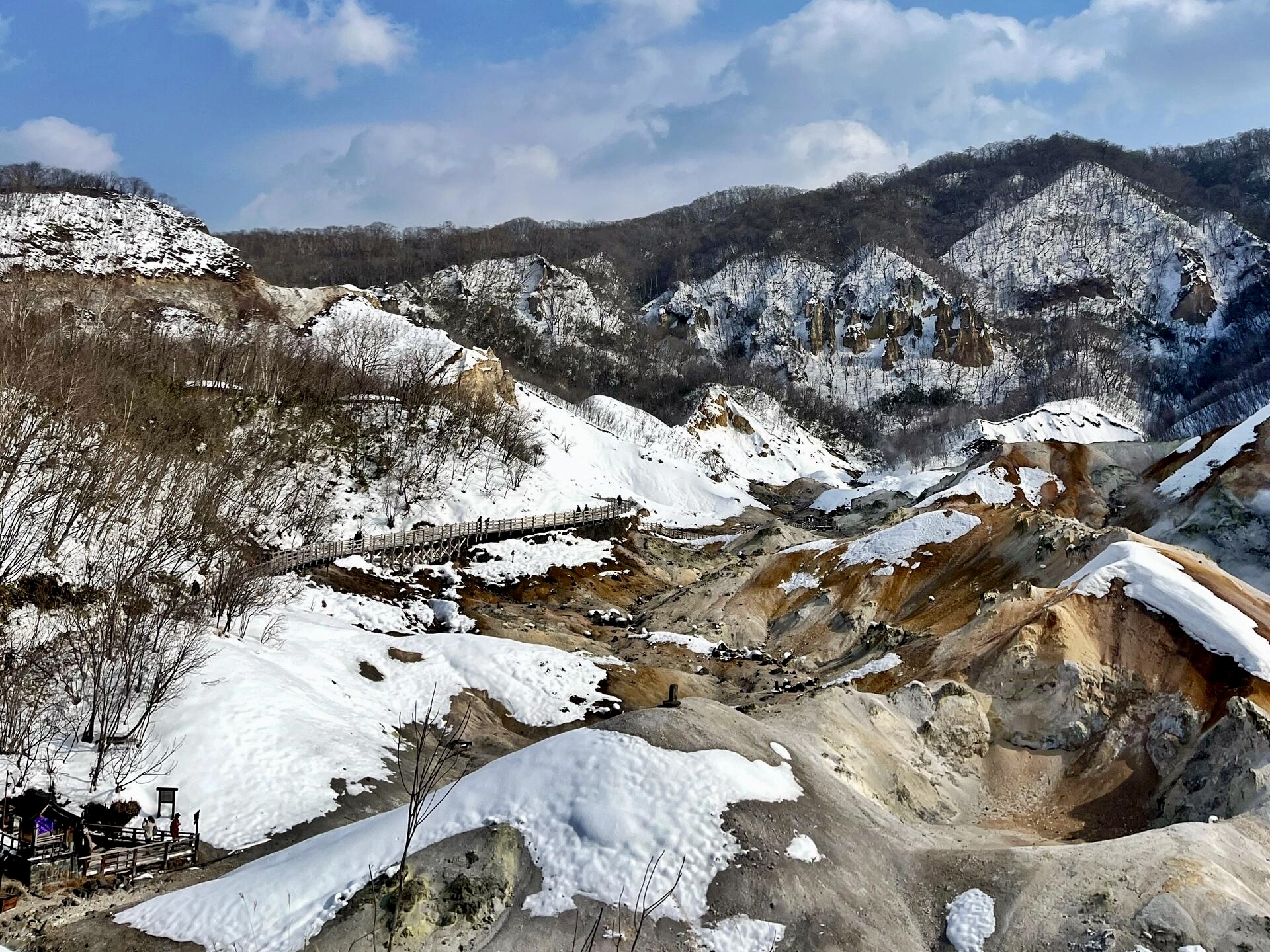 北海道登別一日遊（中英服務）｜洞爺湖展望臺（可選雪地摩托自費體驗）&Lake Hill Farm&昭和新山熊牧場&登別地獄谷一日遊