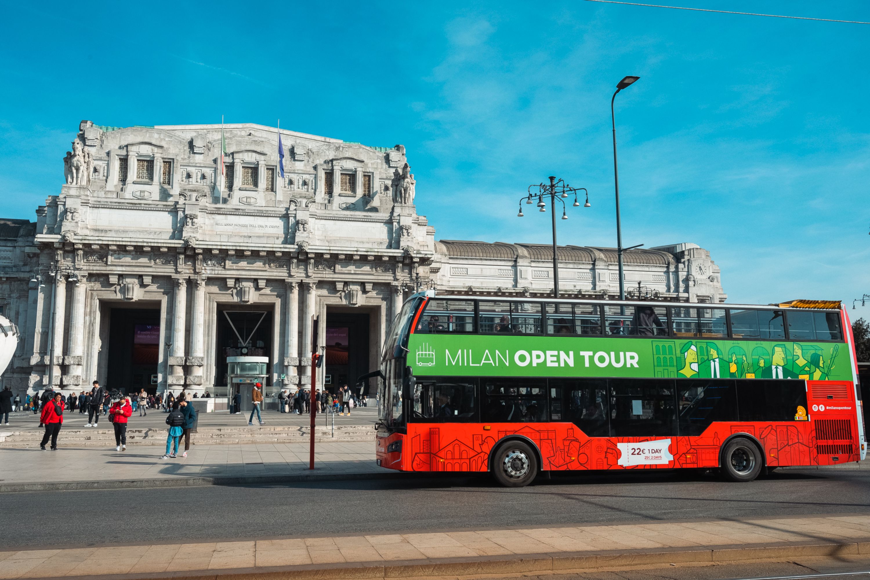 米蘭隨上隨下觀光巴士 & 羅馬隨上隨下觀光巴士（Milan & Rome Combinated Hop-On Hop-Off Bus by Milan Open Tour）