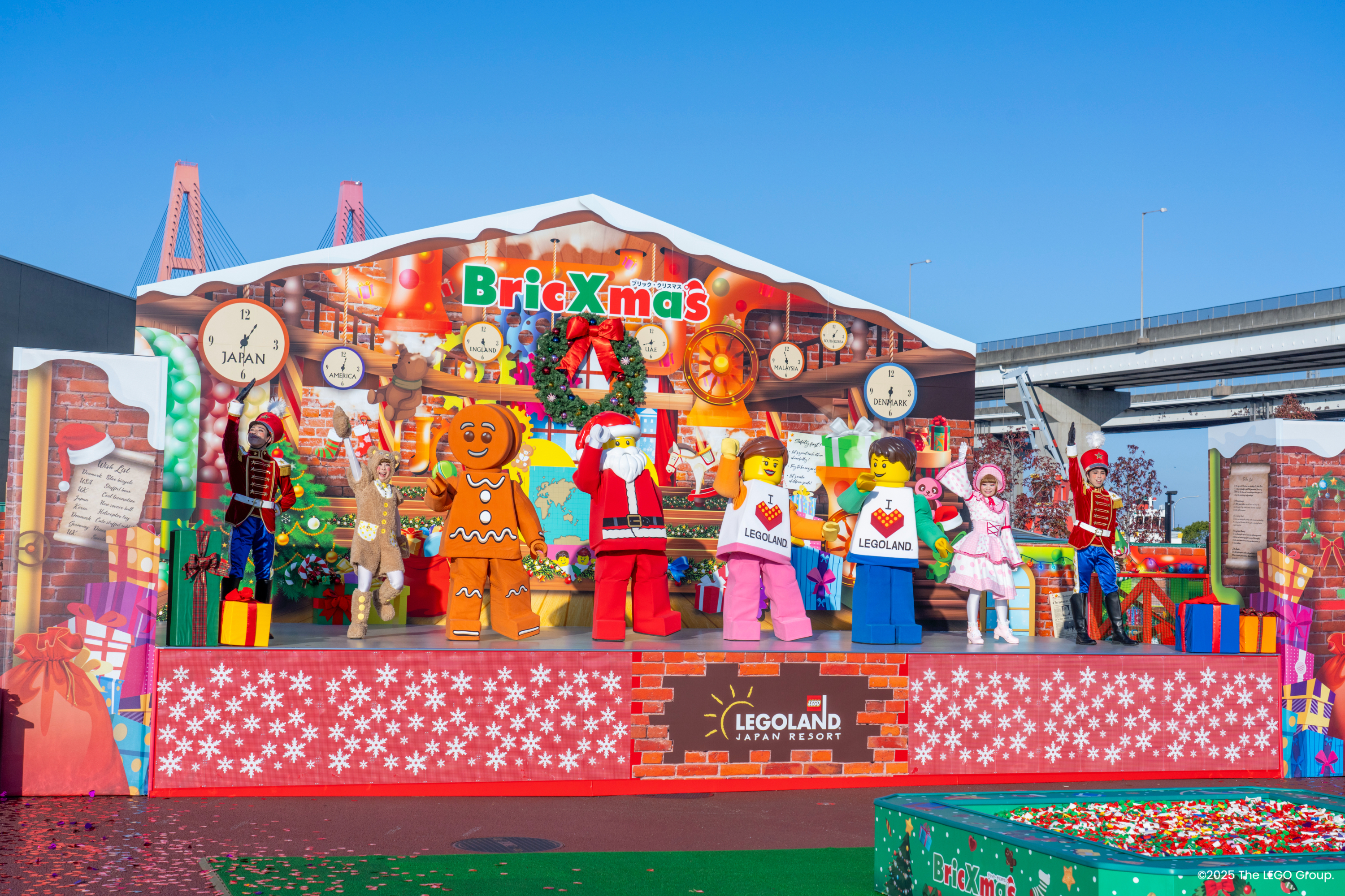 在日本樂高樂園一起共創美好聖誕回憶