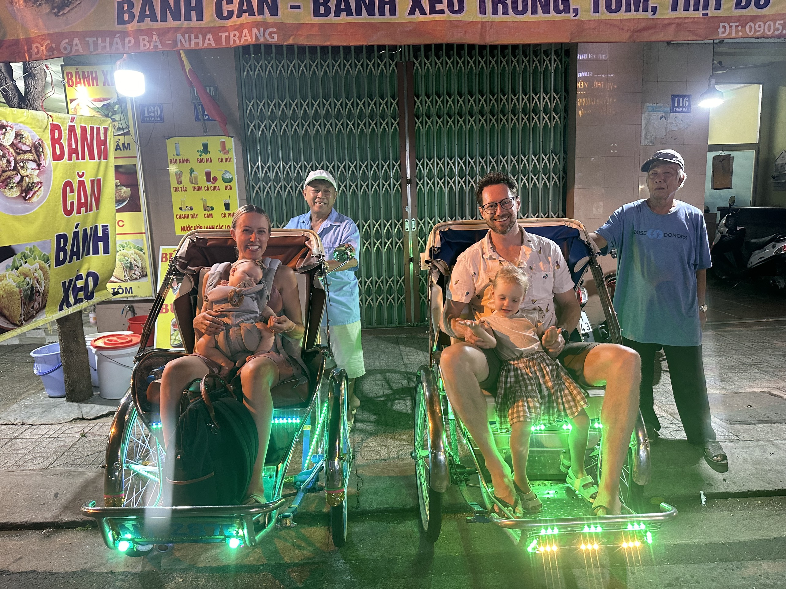 芽莊街頭美食三輪車夜遊之旅