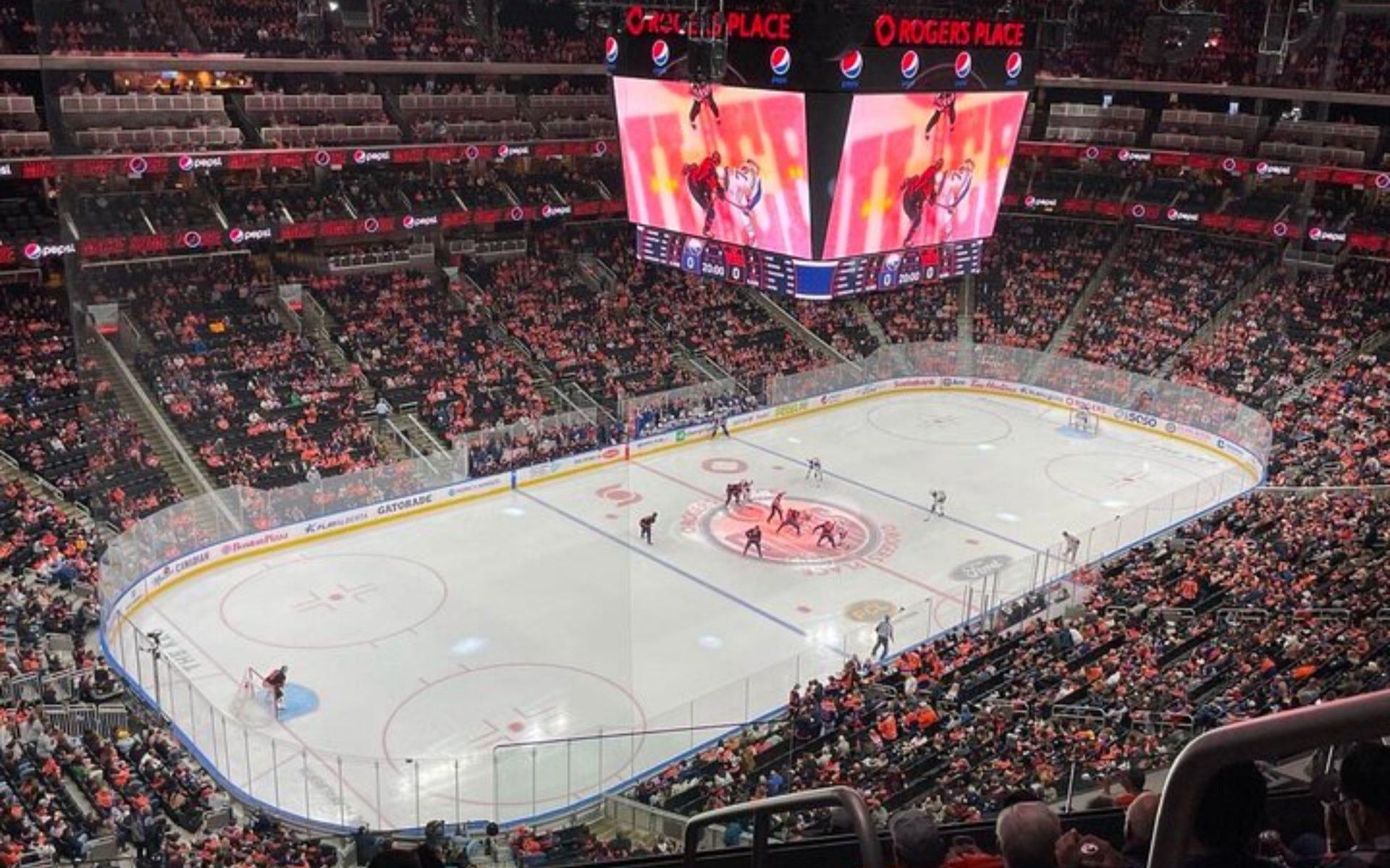 Edmonton Oilers Ice Hockey Game at Rogers Place