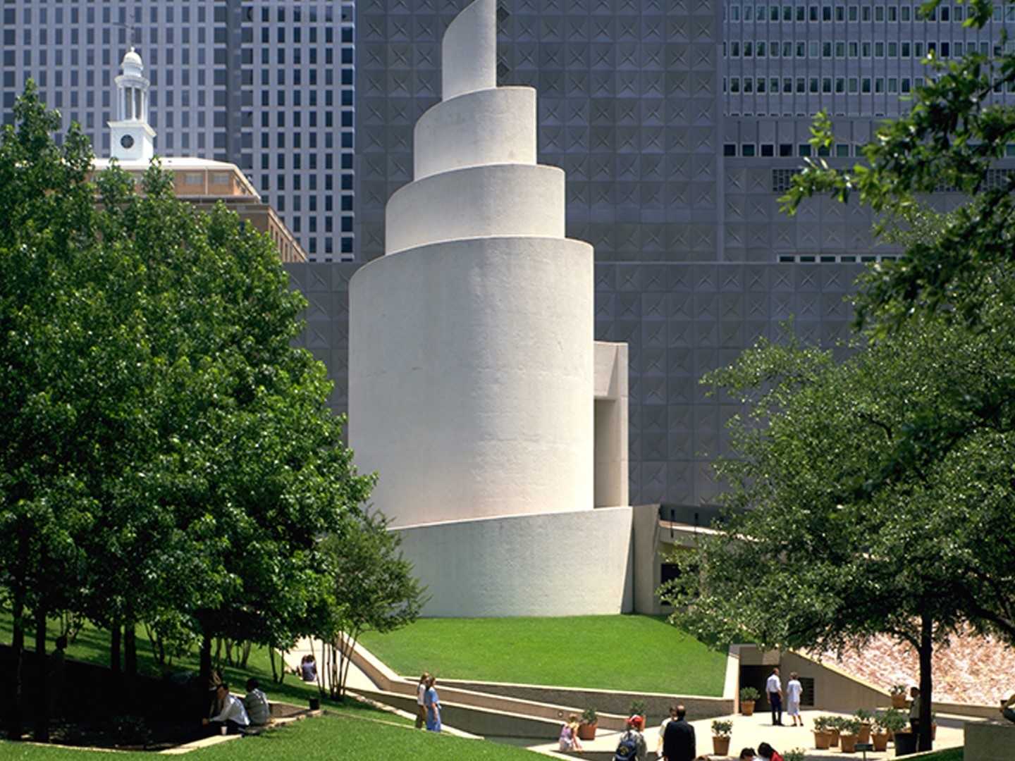 Step inside the Chapel of Thanks-Giving, a serene space in Dallas known for its striking spiral design
