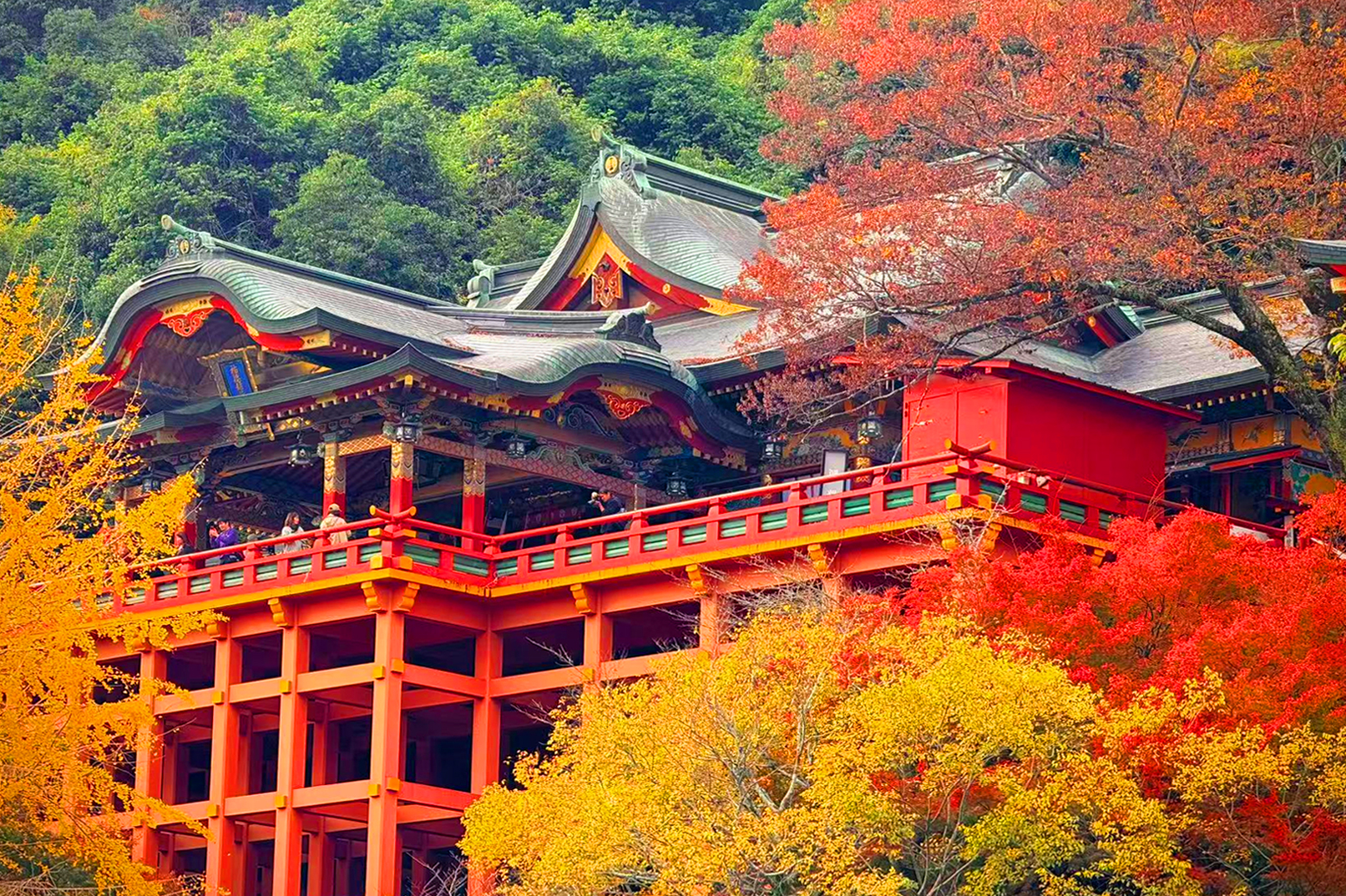 佑德稻荷神社：這是「日本三大稻荷神社」之一，由於雄偉的建築與精緻彩漆，因此也被稱為「鎮西日光」。