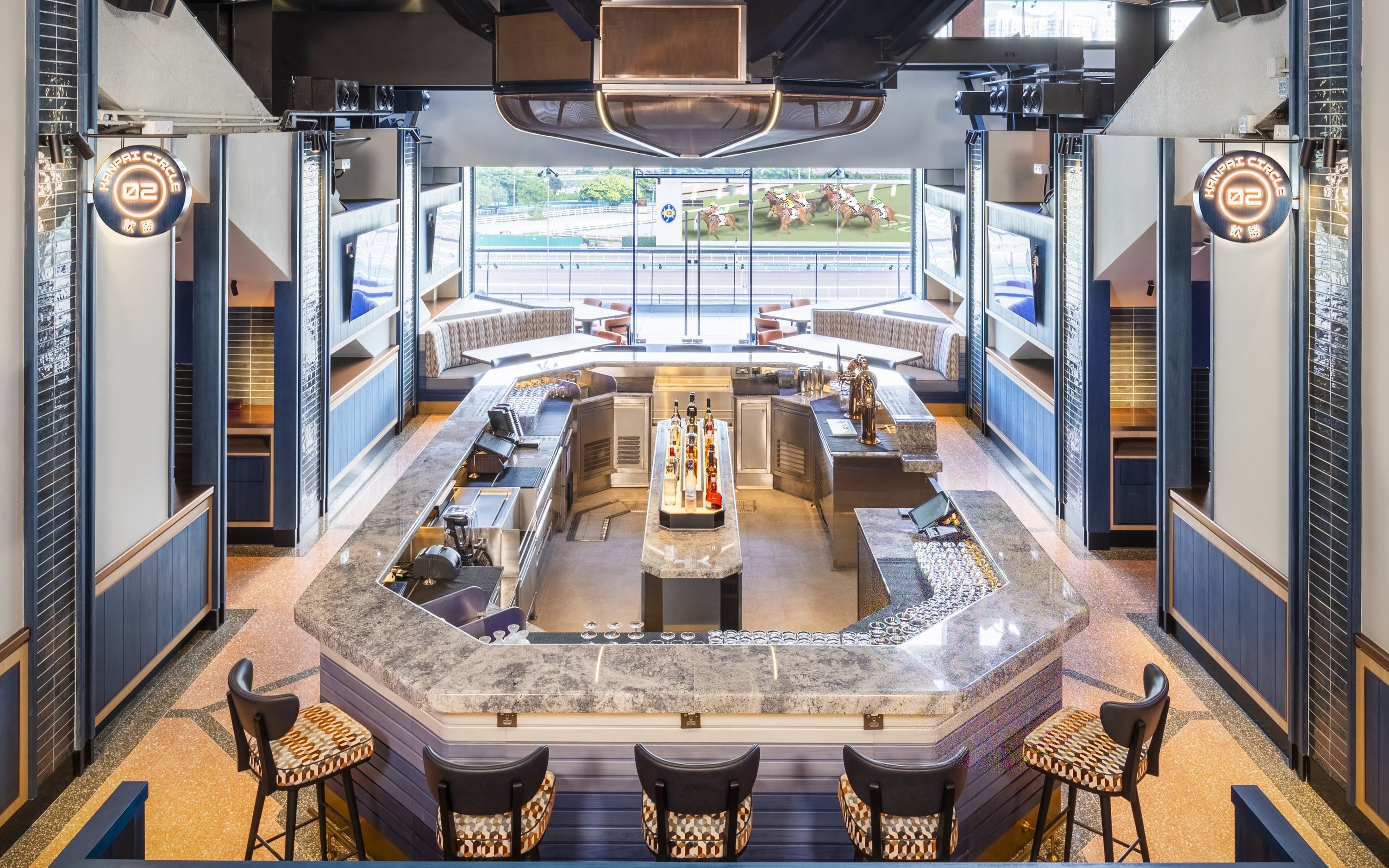 Genso - Shatin Racecourse's All New Four-Storey Food · Fun · Digital Racing Experience