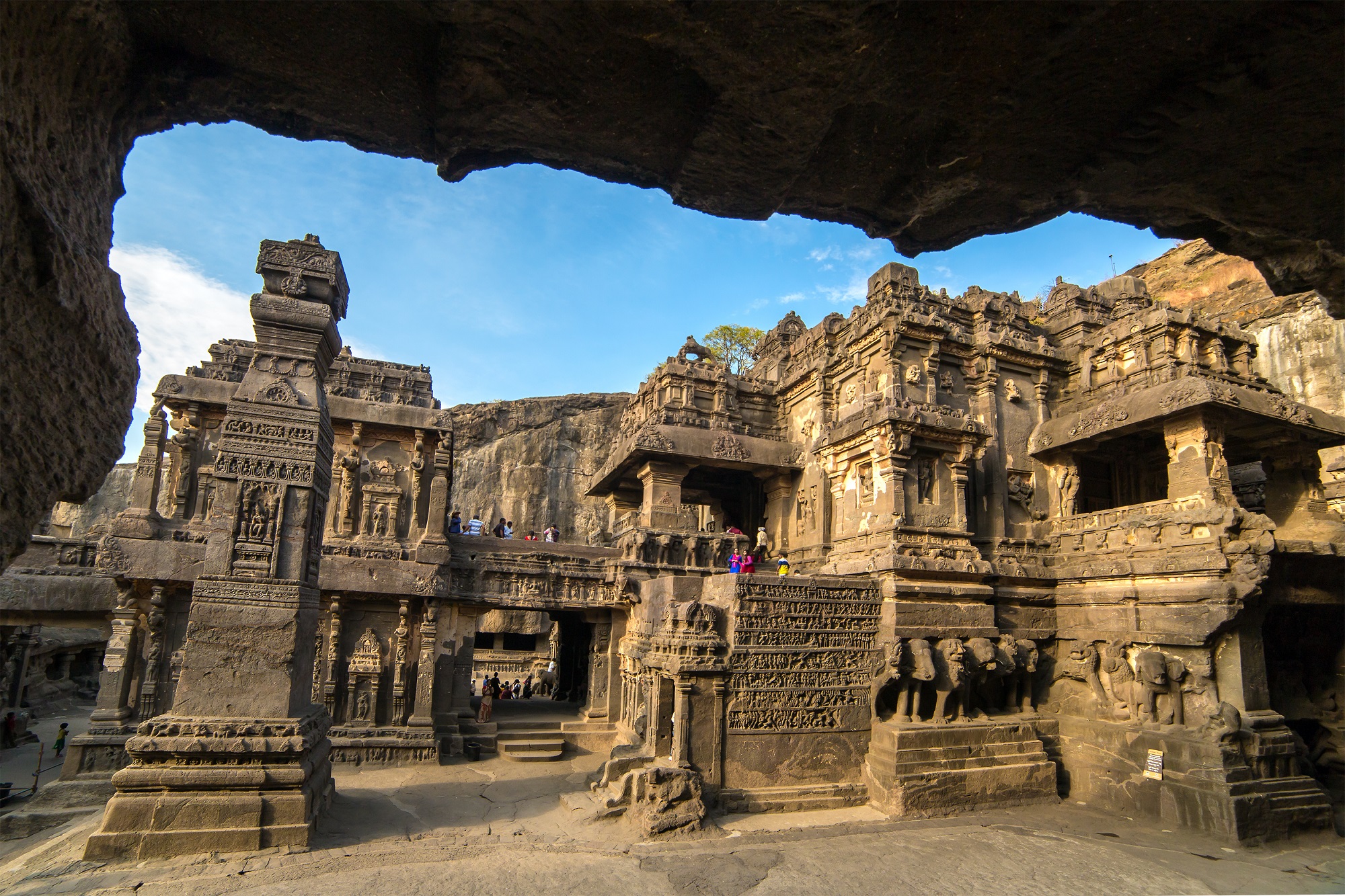 Kailas temple in Ellora caves.