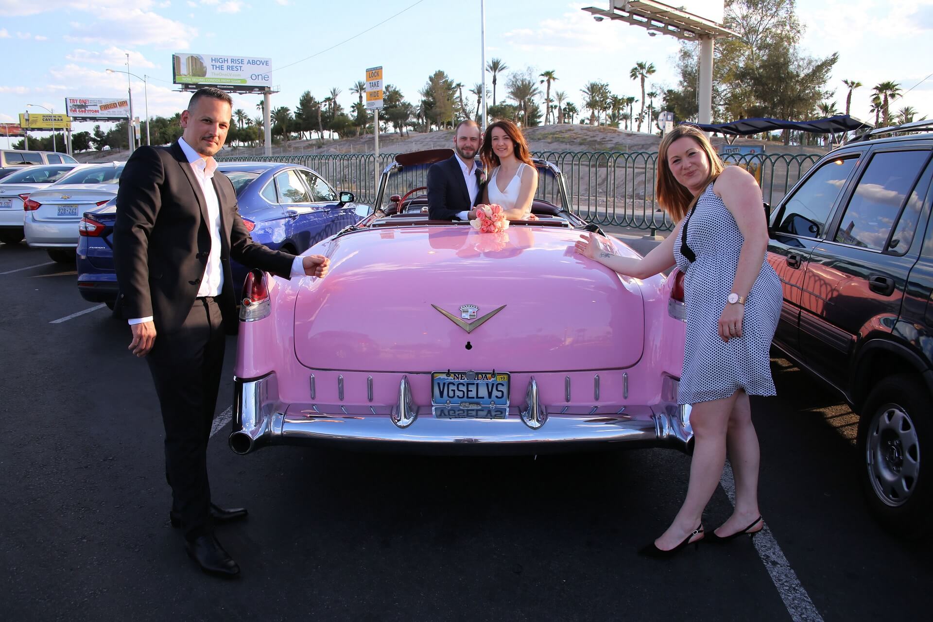 Las Vegas Pink Cadillac and Elvis Photo Tour