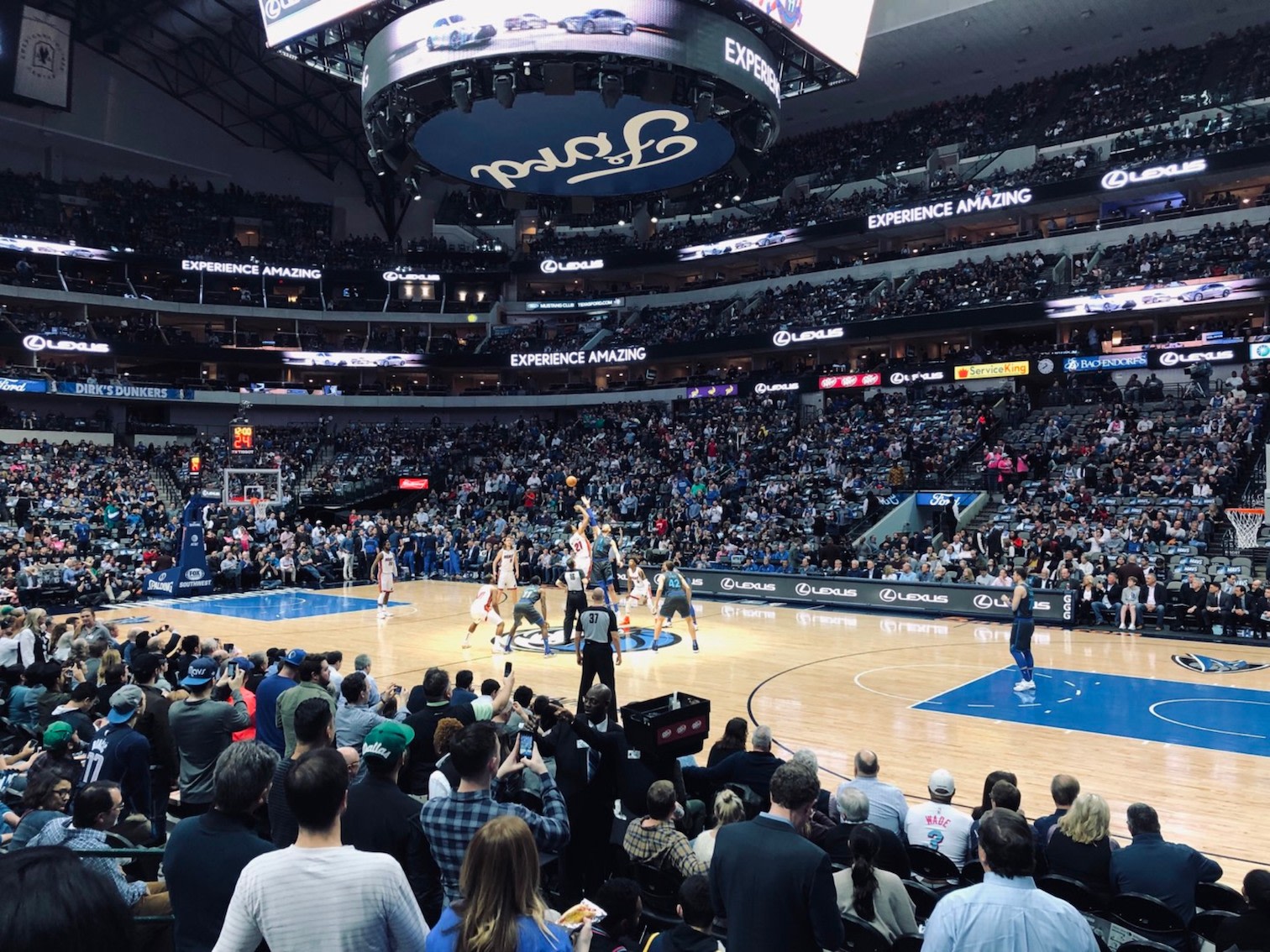 Dallas Mavericks Basketball Game at American Airlines Center