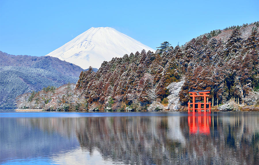 富士山與箱根「水陸空」探索之旅（贈箱根空車纜車　東京出發）