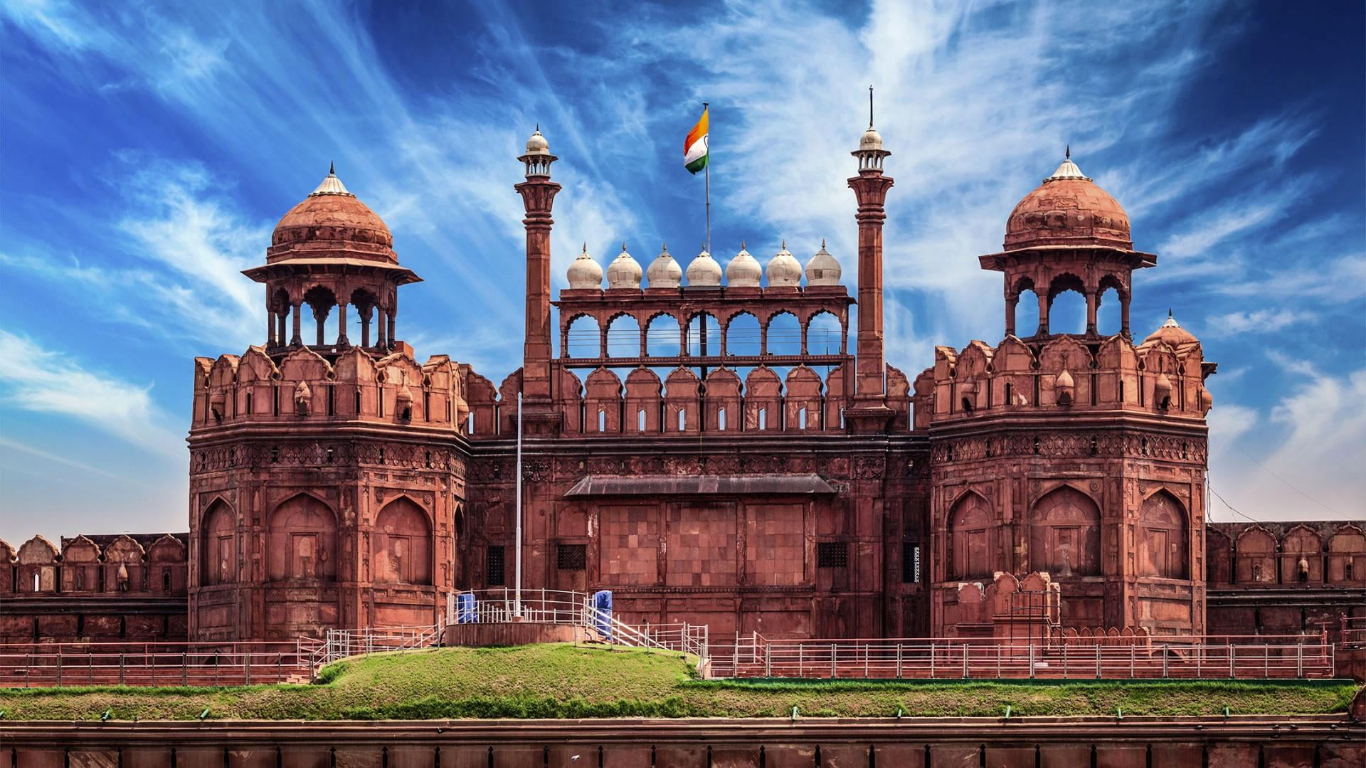 Red Fort in Delhi.