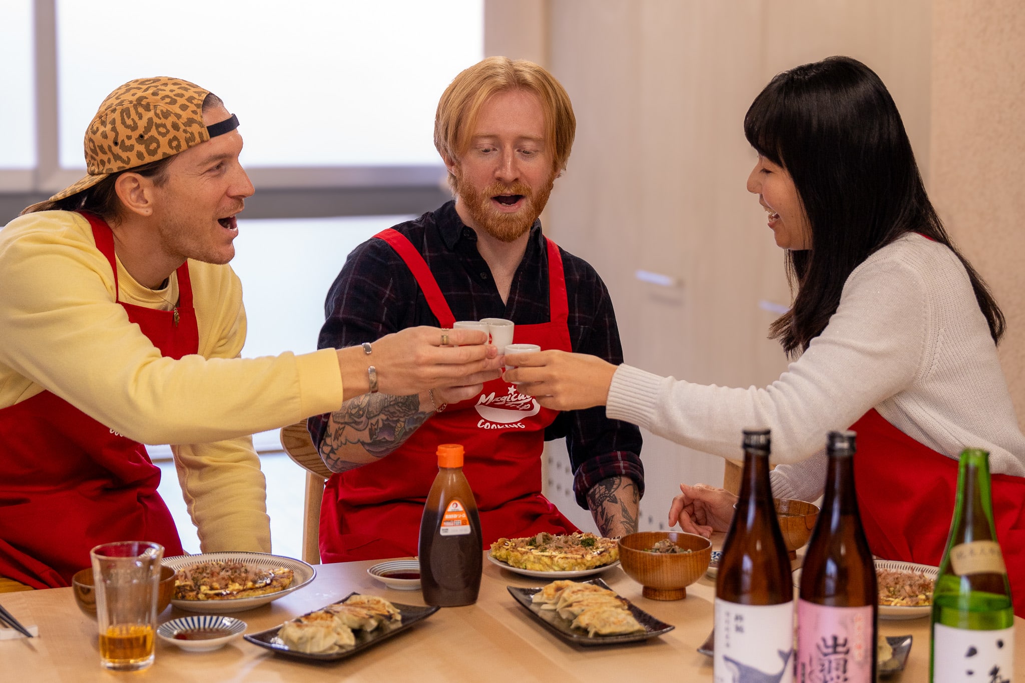Osaka Cooking Class & Sake Tasting with Local Supermarket Visit