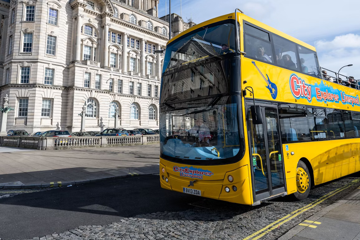 Hop-On Hop-Off Sightseeing Bus Tour and River Cruise in Liverpool