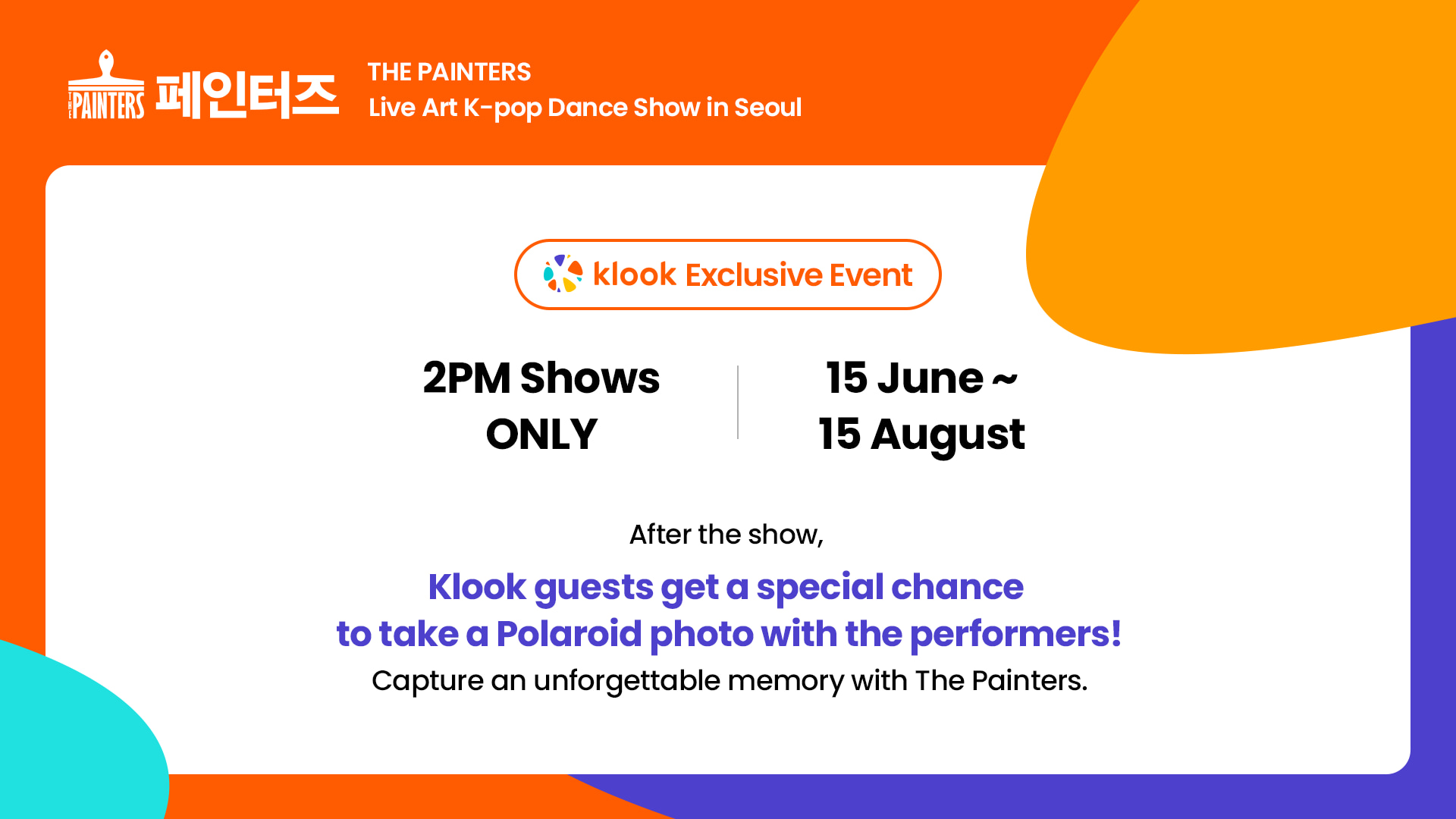 THE PAINTERS Live Art K-pop Dance Show in Seoul