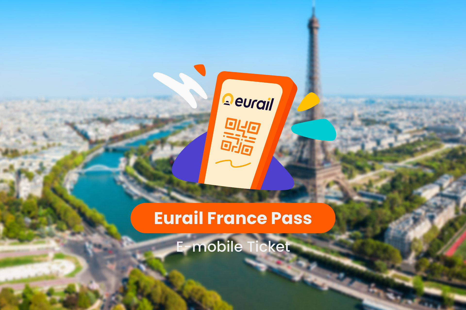 Eurail 歐鐵法國火車通行證（電子票）