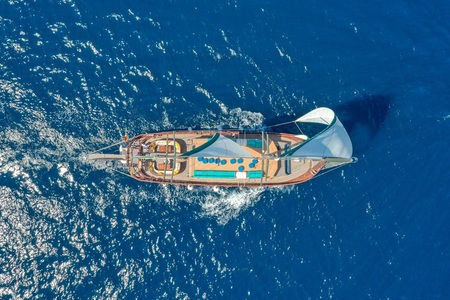 Find your perfect spot—whether it’s lounging on the bow nets or chilling by the bar inside.