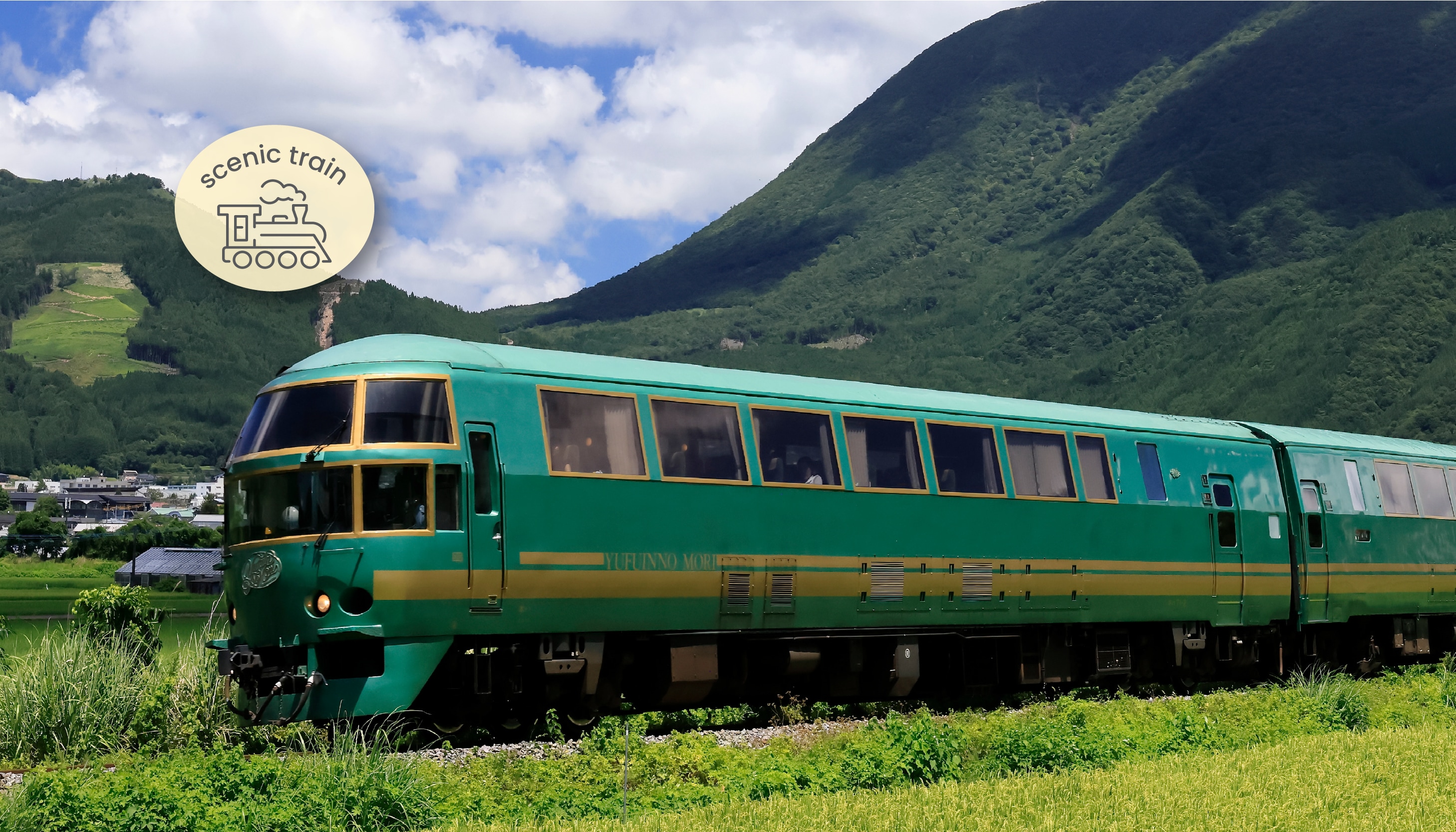 由布院之森列車車票：博多至由布院