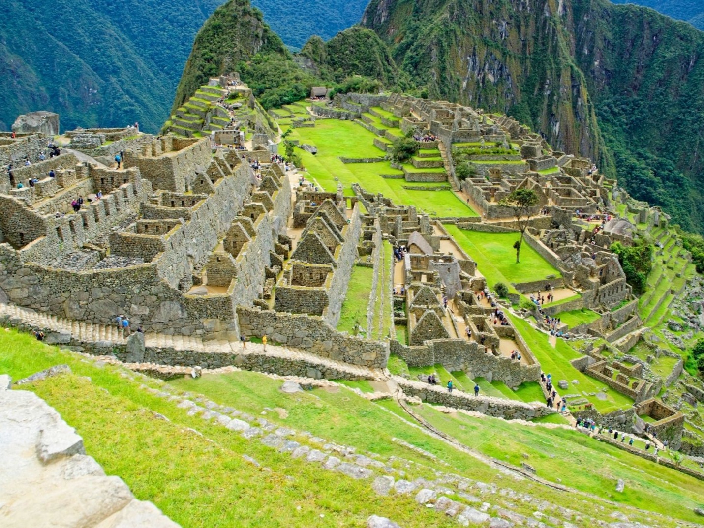 Begin your journey at the legendary Machu Picchu