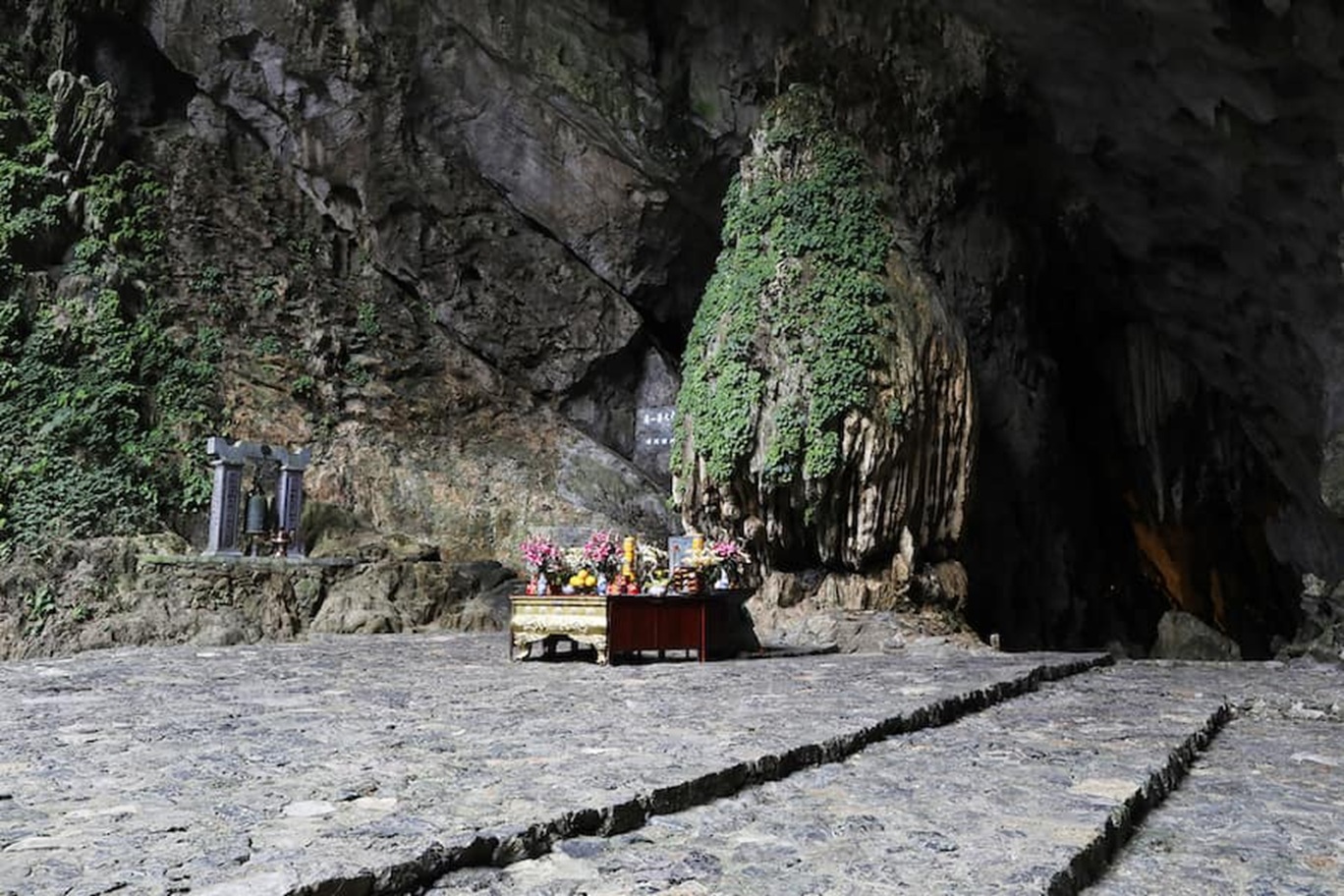 Explore Huong Tich Cave, filled with Buddhist shrines and sacred formations