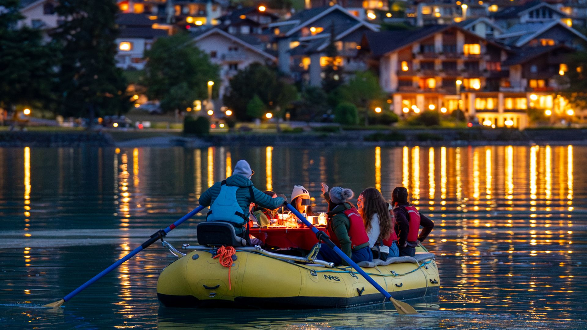 Cheese Fondue Float in Interlaken