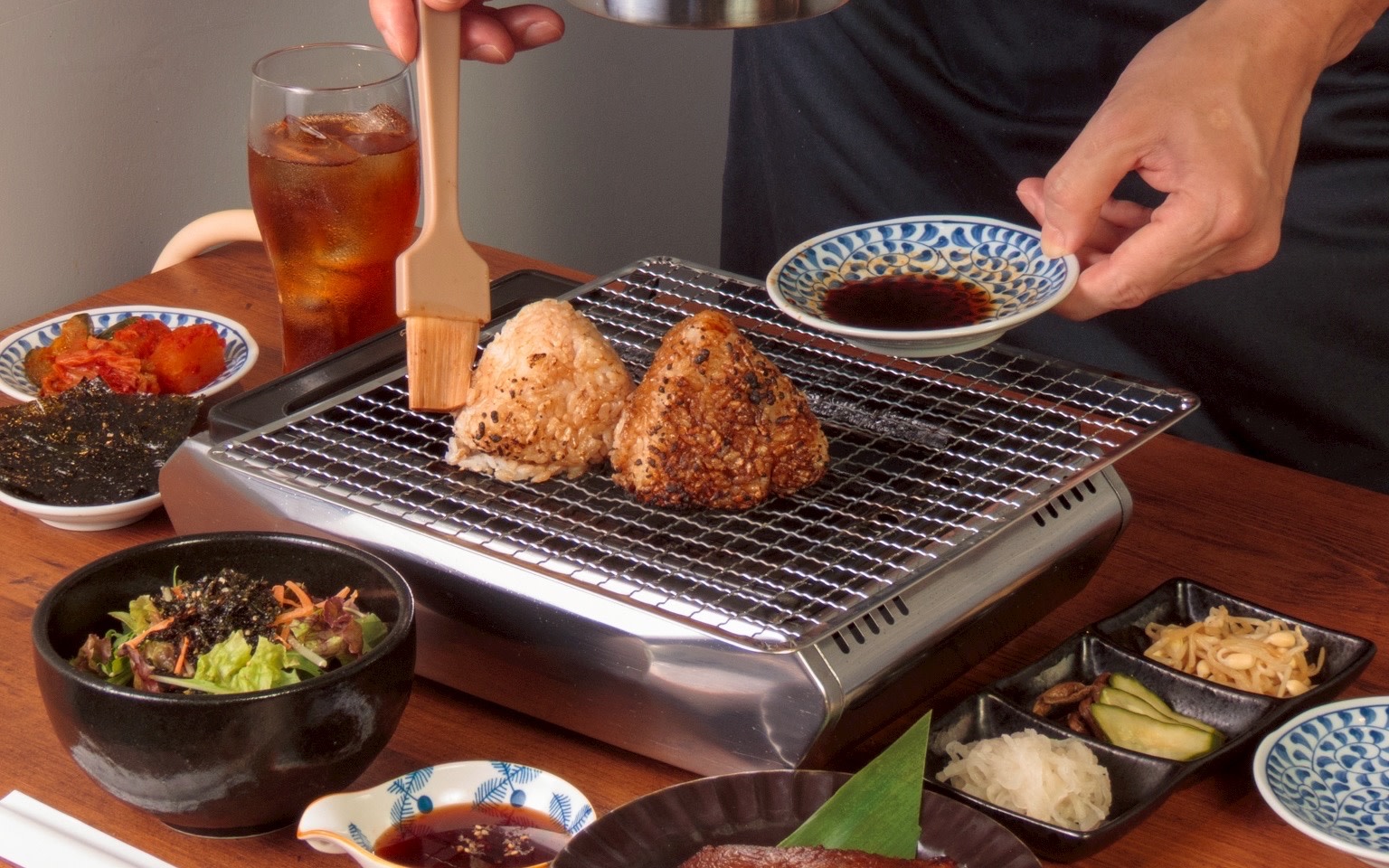 Halal Wagyu BBQ & Onigiri Making Experience with Clay Pot Rice