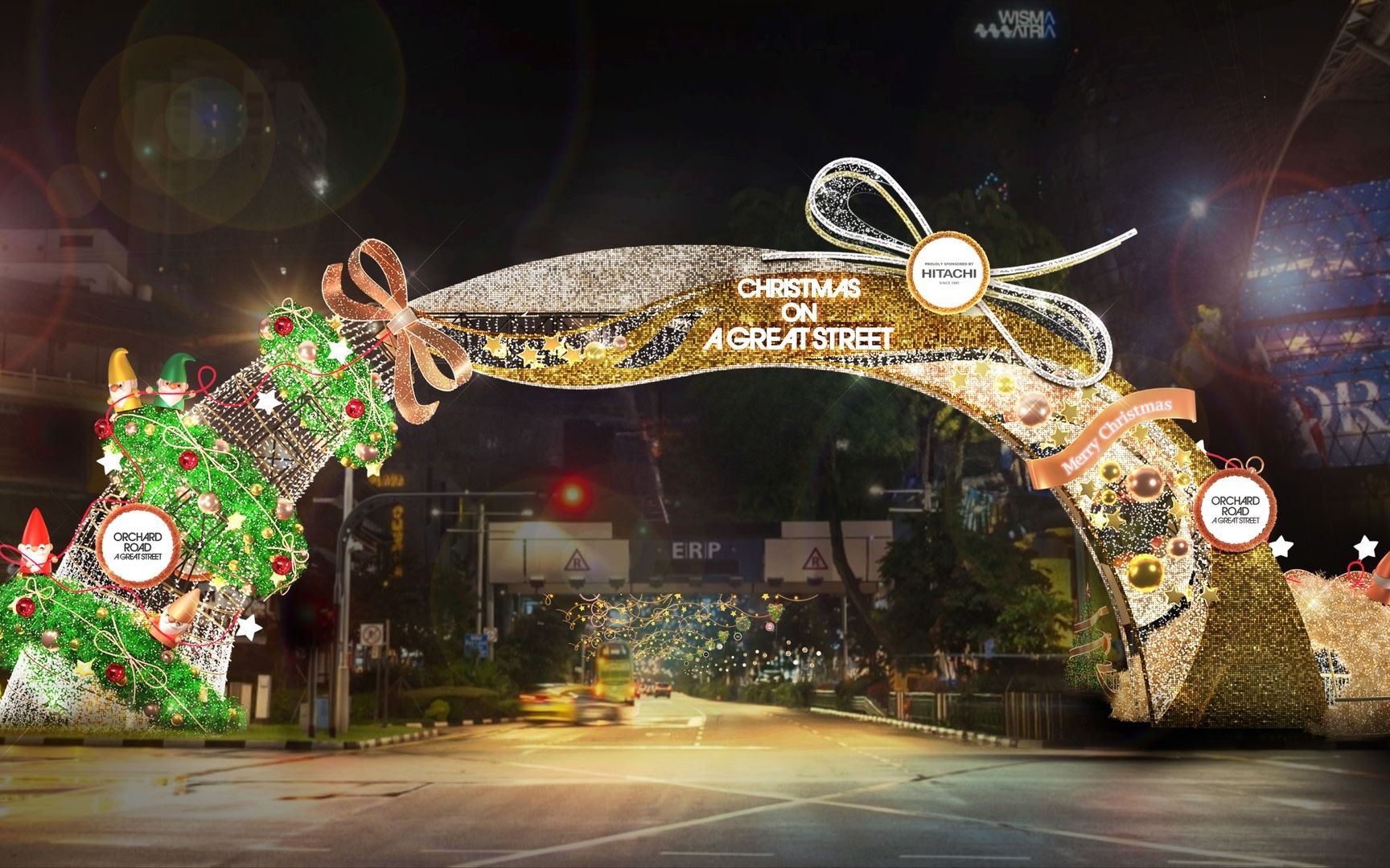 Big Bus Singapore Christmas Light-Up Tour